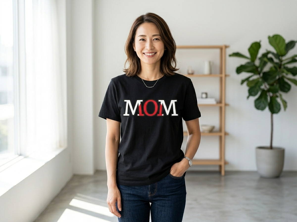 Japan Mom Shirt Long Sleeve Sweatshirt Hoodie – Japanese Mom Gift – Japan Pride MOM Varsity Design – Mother’s Day Japan Apparel