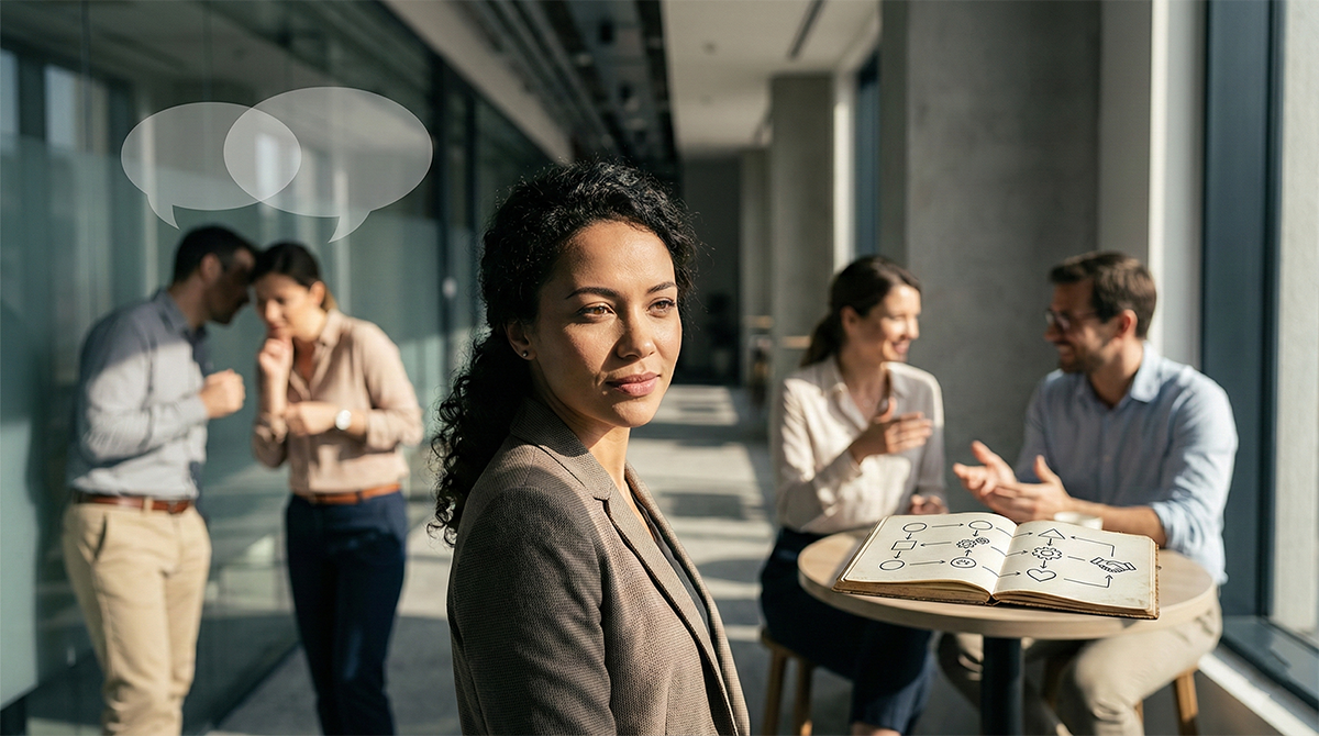 A diverse team collaborating in an inclusive workplace