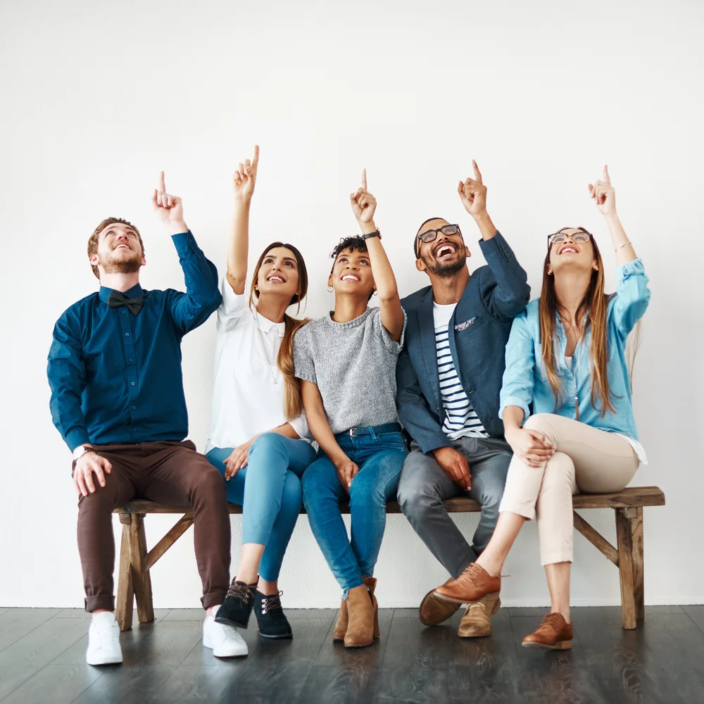 A diverse group participating in an inclusive workplace training