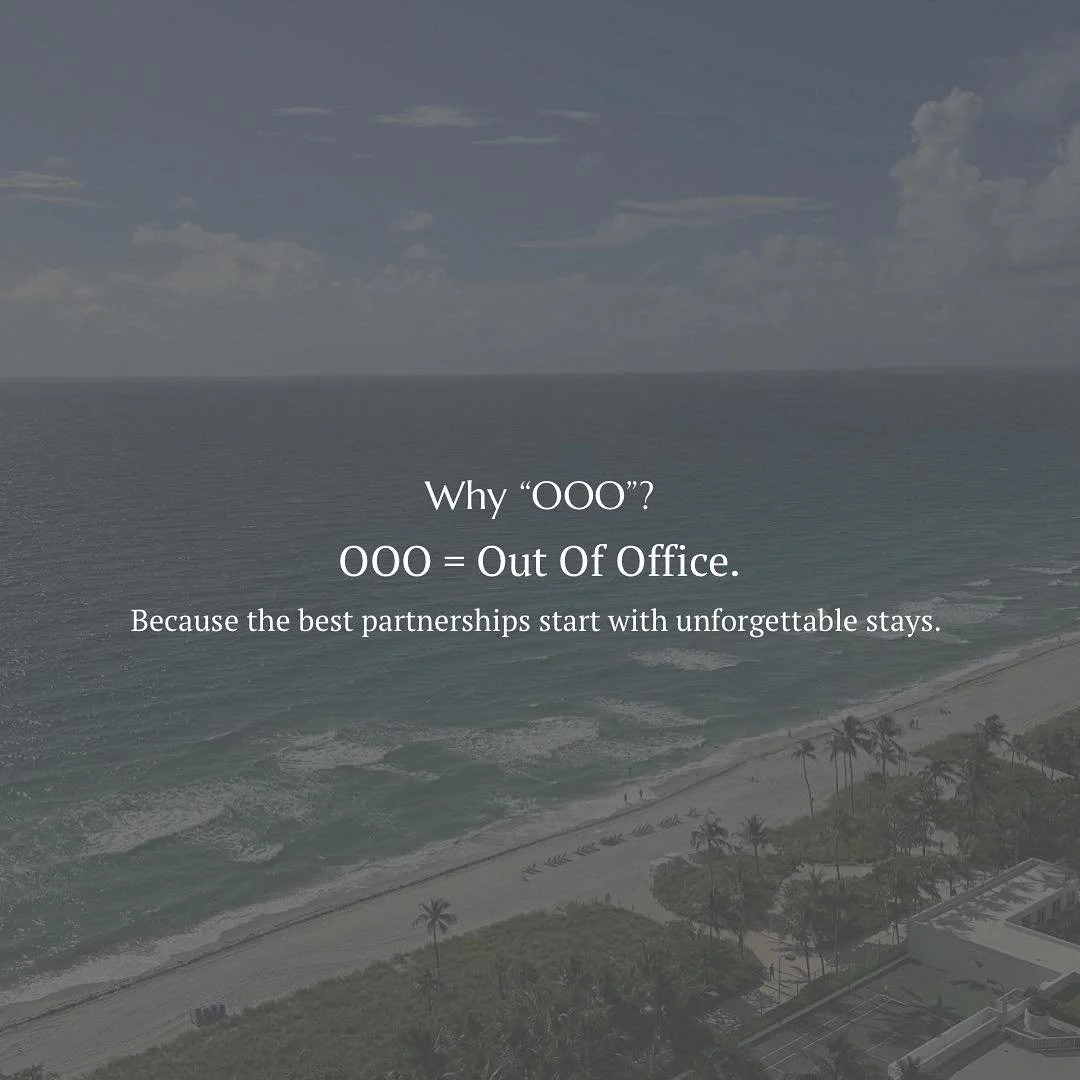OOO Travel Network was built with one purpose: to elevate how luxury hotels connect with their ideal guests.

We represent properties that prioritize service, style, and substance &mdash; and we do it with a modern approach that blends hospitality ex