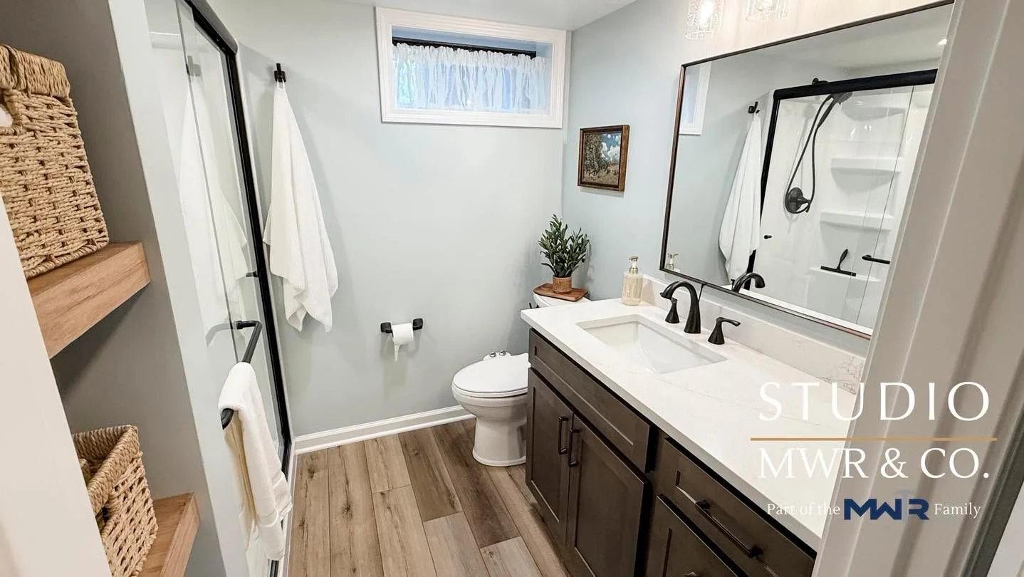 🚧➡️✨ From Storage to Spa-Like Escape ✨➡️🚿
This basement started as a dark, underutilized storage corner… and now it’s a beautiful full bathroom complete with a walk-in shower and thoughtful design details.
Highlights of this transfor