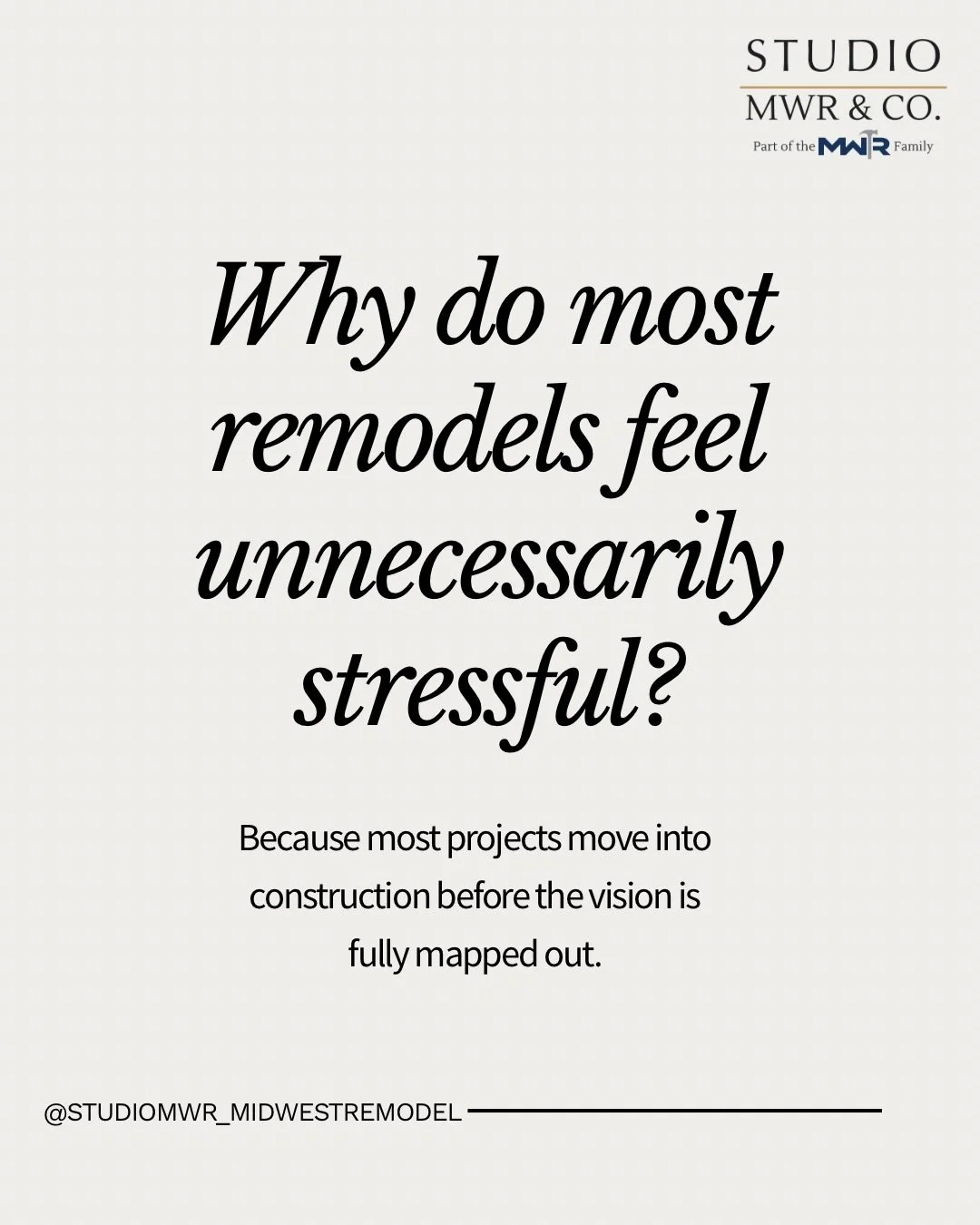 Most people think remodeling becomes stressful during construction. 
Honestly, it usually starts long before that.

The hardest projects are almost always the ones without a clear plan from the beginning. Too many decisions get pushed into the middle