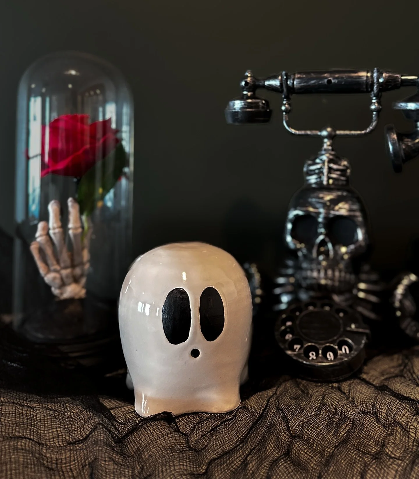 Let the spooky pottery begin!! 👻I&rsquo;ve made SO MANY pieces for Halloween this year. Stay tuned for a small drop online of mugs, worry stones, spoon rests, fridge vases, candle stick holders, ghosts, and more! If you&rsquo;re in the Nashville are