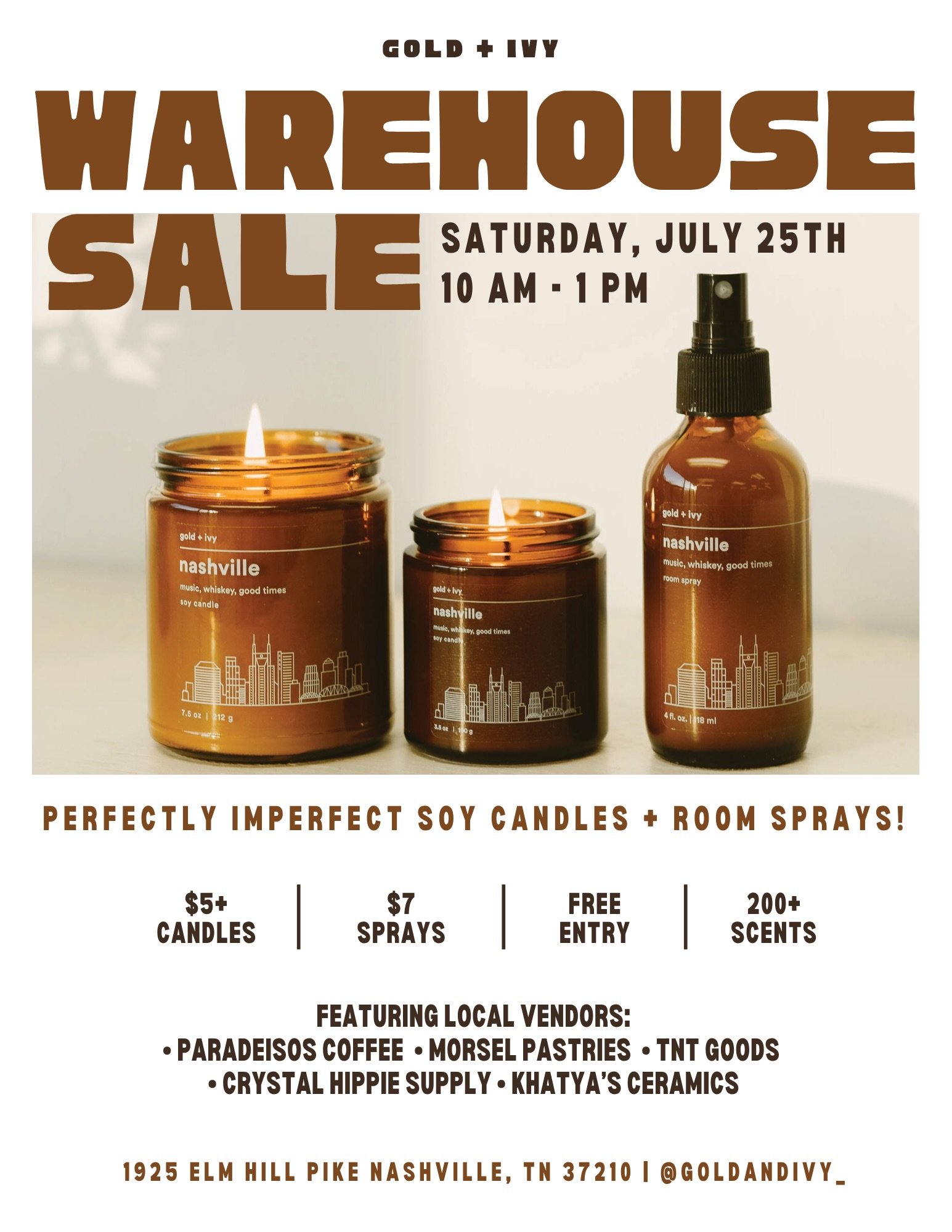 Warehouse sale friends!!! ✨🛍️

If you&rsquo;ve been eyeing a piece (or just love a good deal), tomorrow&rsquo;s the day! I&rsquo;ll be at the Gold + Ivy Warehouse Sale Saturday from 10 AM&ndash;1 PM with lots of goodies, including:

&bull; Discounte