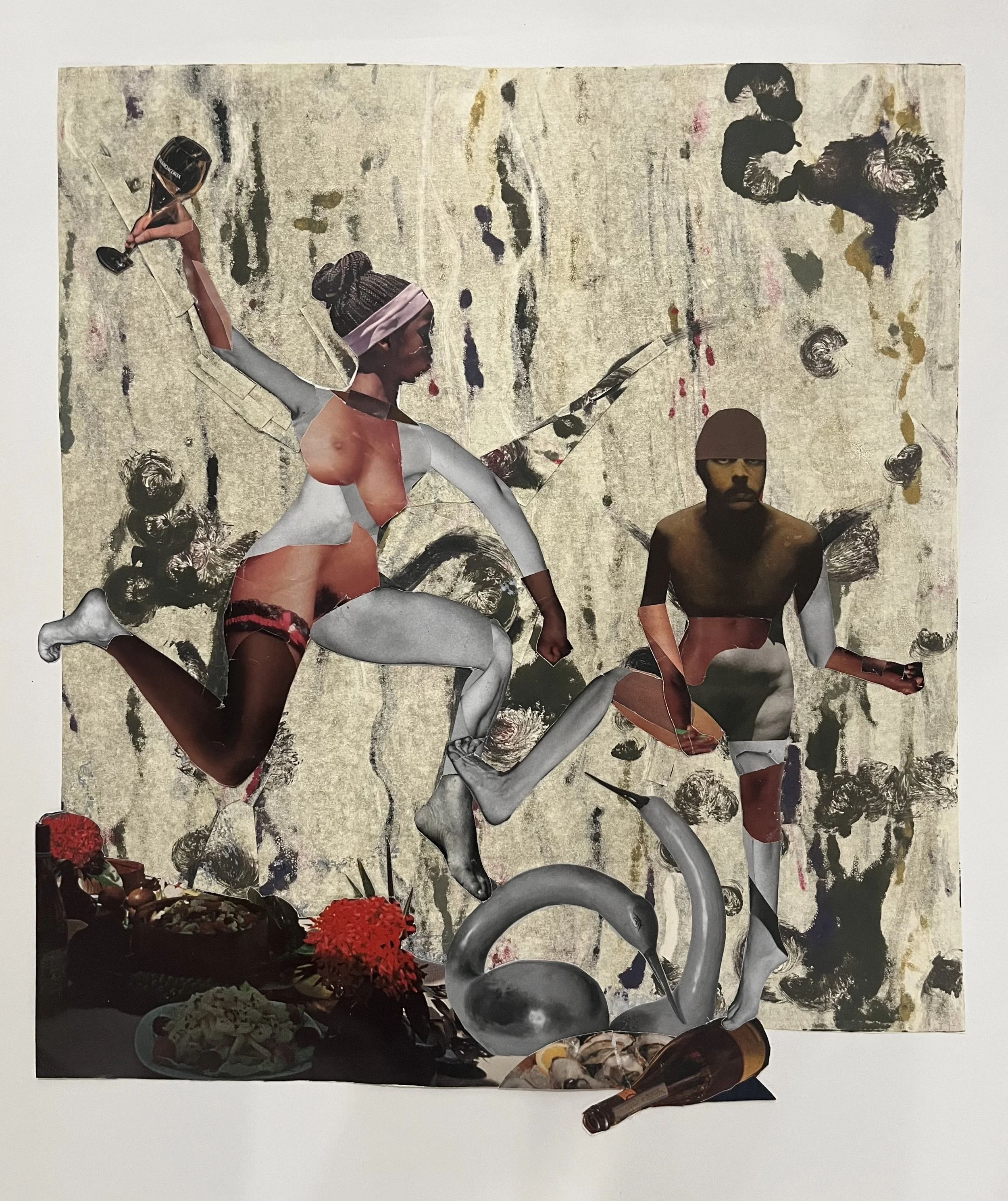 CHARGE! |
15x18 inches |
Monotype and Collage |
2025

