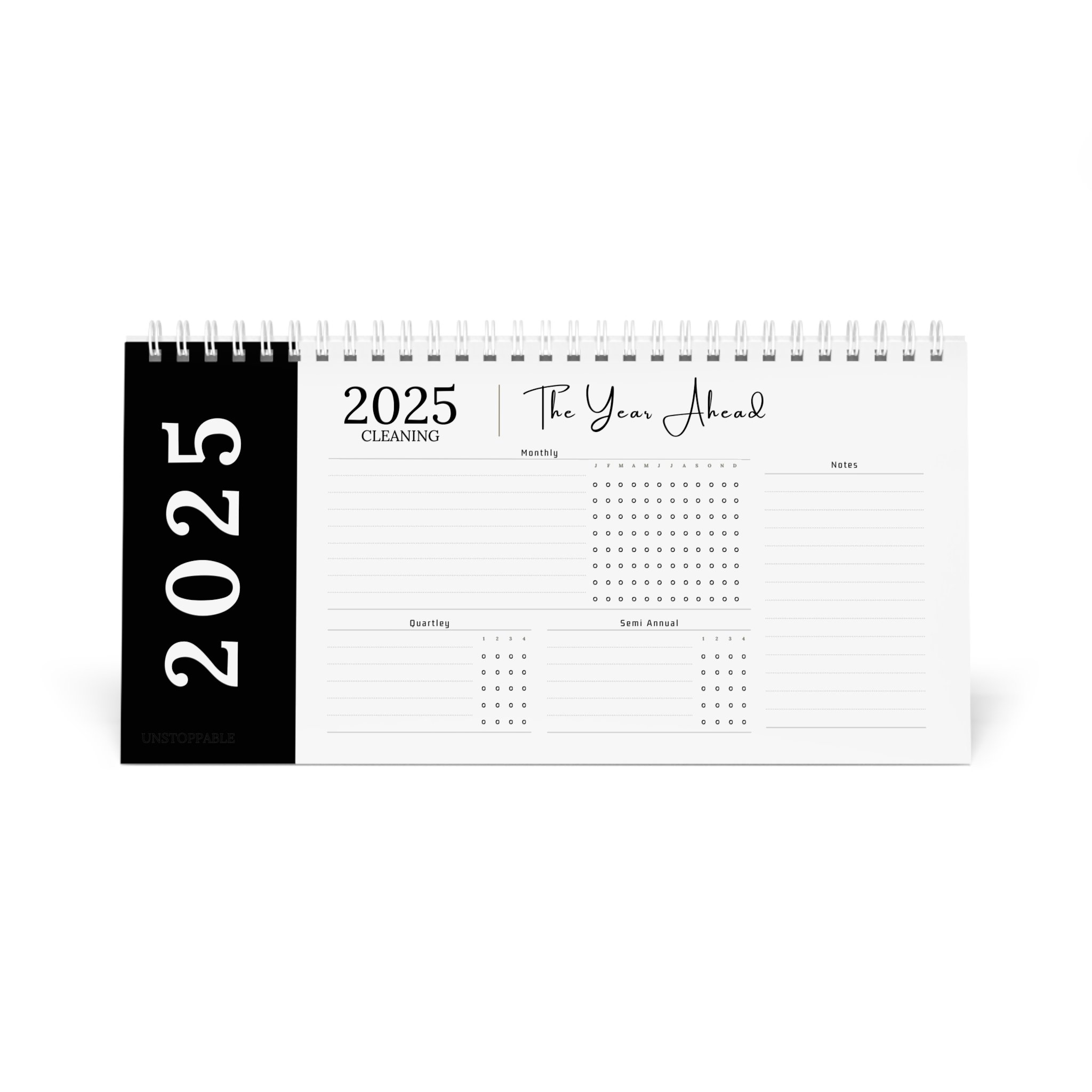 Cleaning Desk Calendar