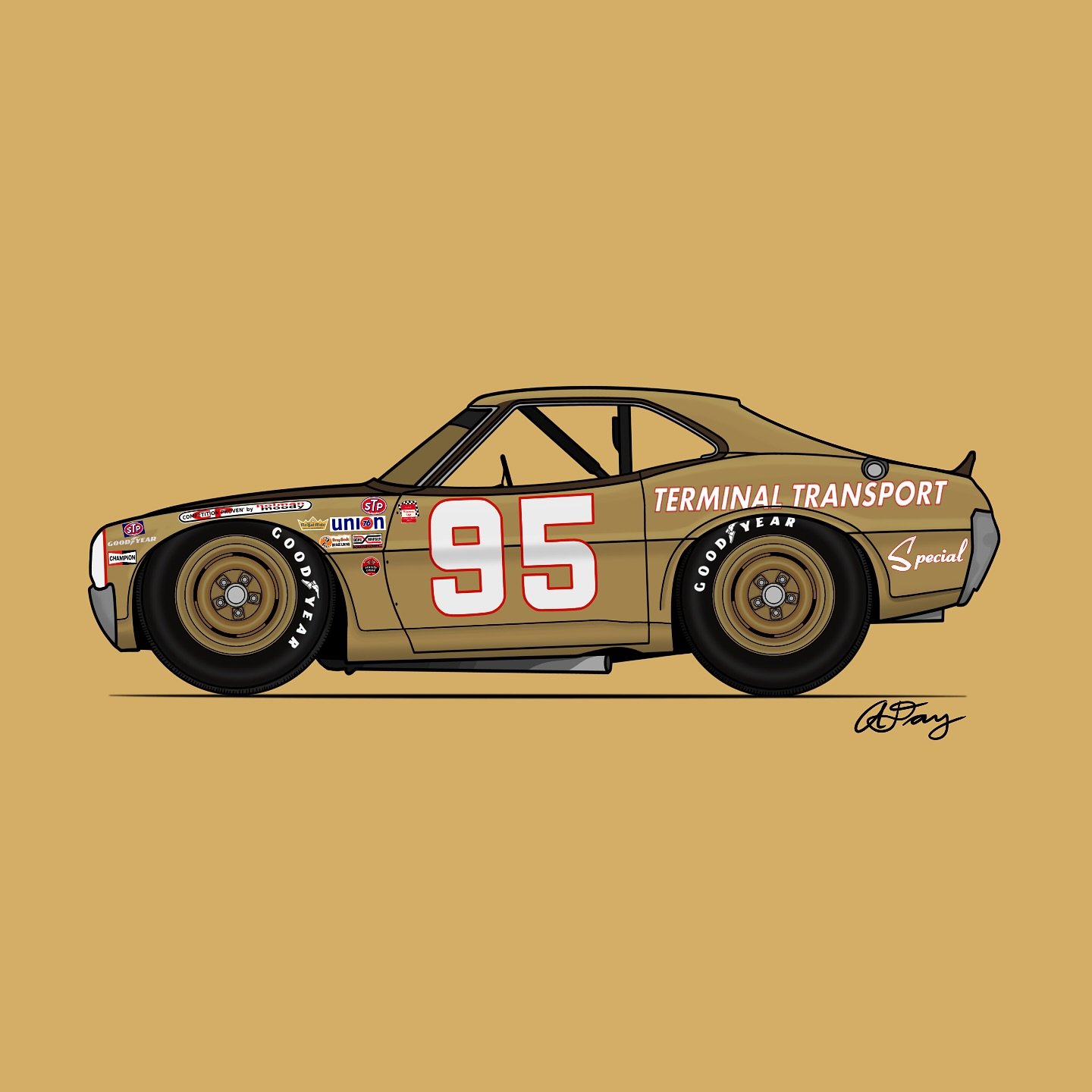 Darrel Waltrip&rsquo;s 1971 Mercury Cyclone

#darrellwaltrip #nascar #nascarracing #nascarvintage #mercurycyclone #nascarhall #nascarhalloffame
