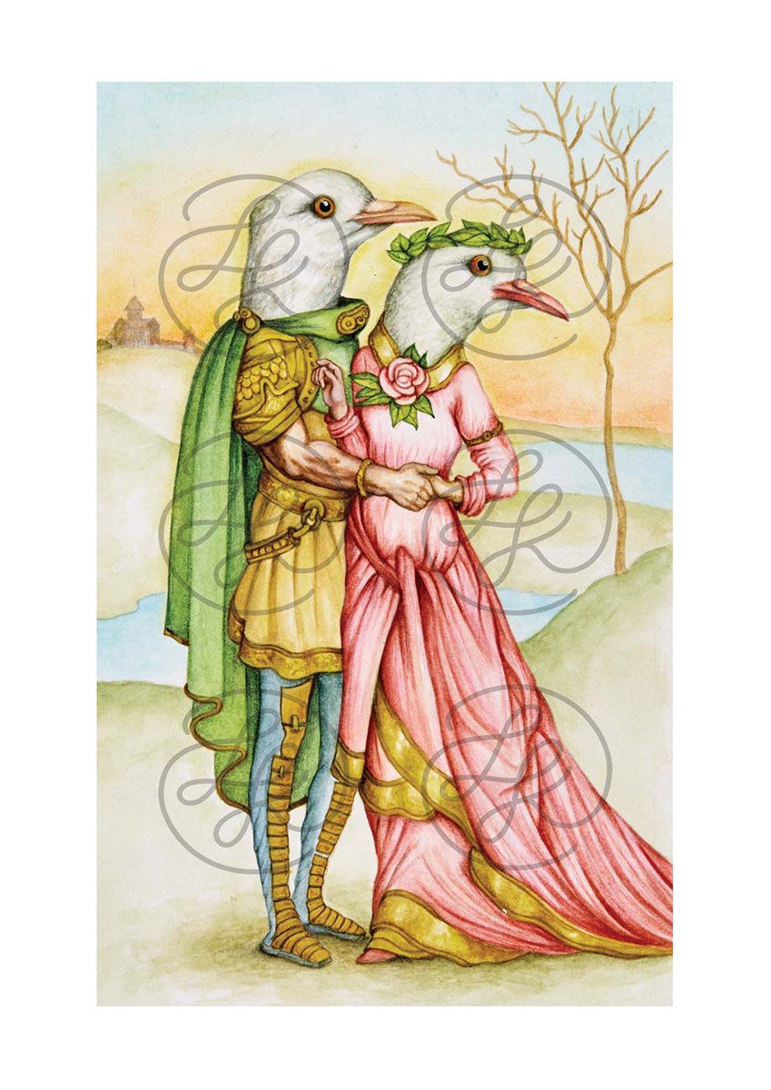 Storyteller and Scribe Tarot - Lovers