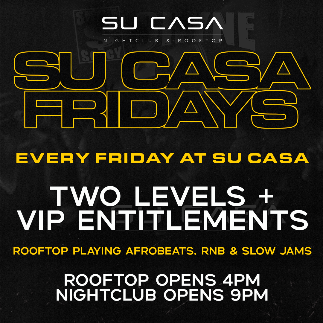 su casa brisbane night club event picture reading VIP entitlements and two venue levels