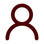 Generic user icon, a simple outline of a person's head and shoulders.