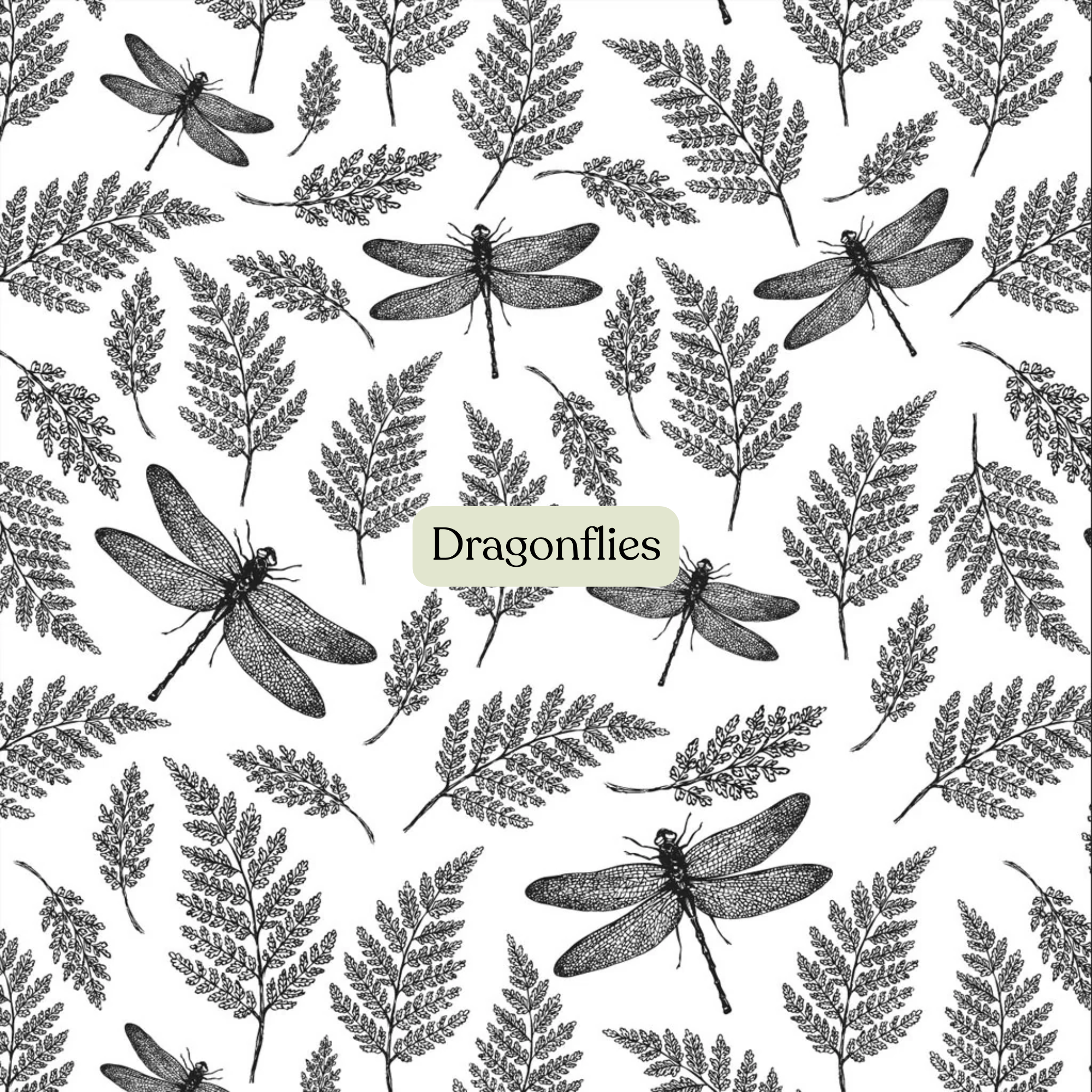 Insect Underglaze Transfers