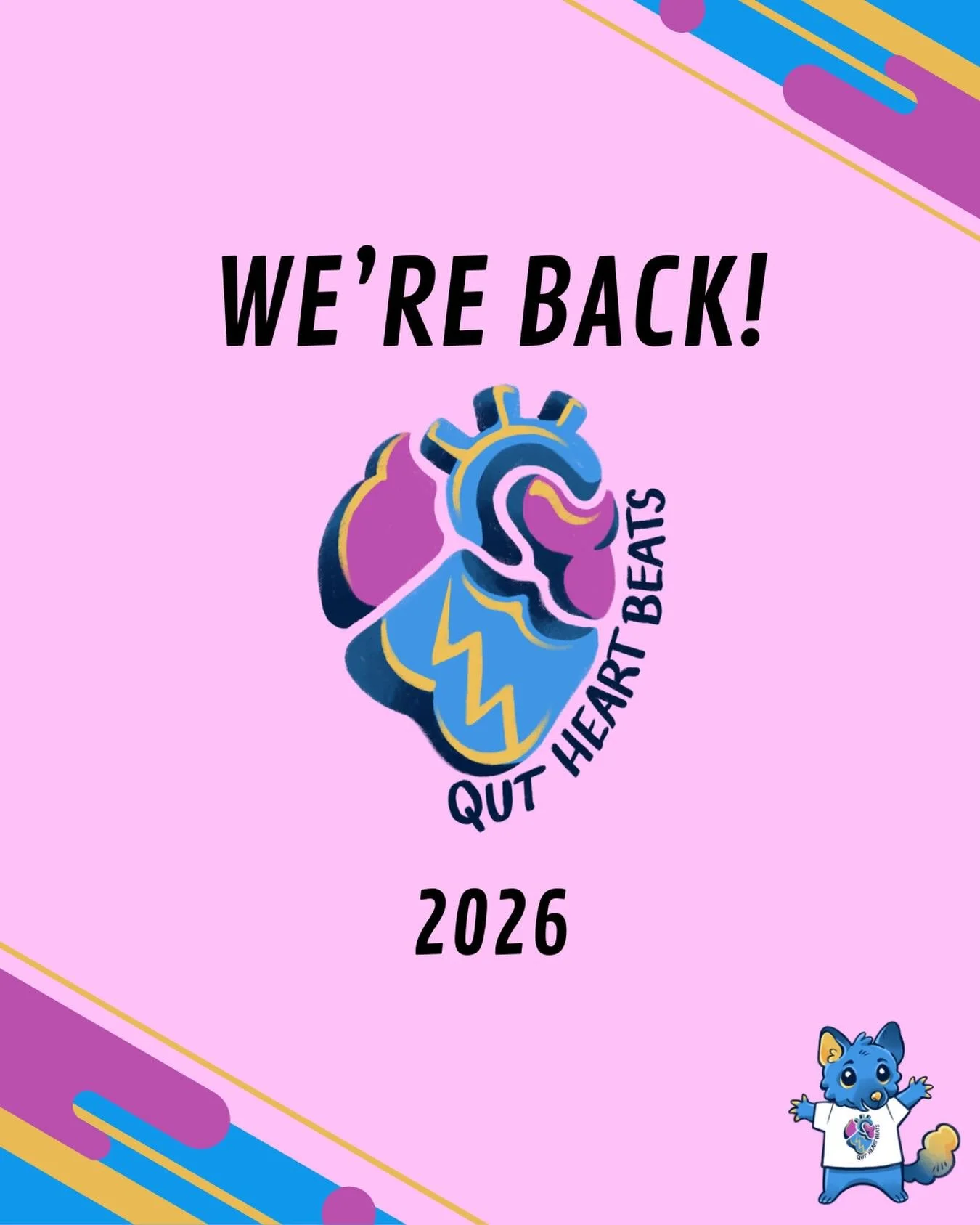 2026 Update 🫀 
QUT HeartBeats is back and running, we&rsquo;ve welcomed 40+ new team members this year! Our sub teams have all been working hard this past month researching, refining and designing our prototype. We&rsquo;re super excited to be on th