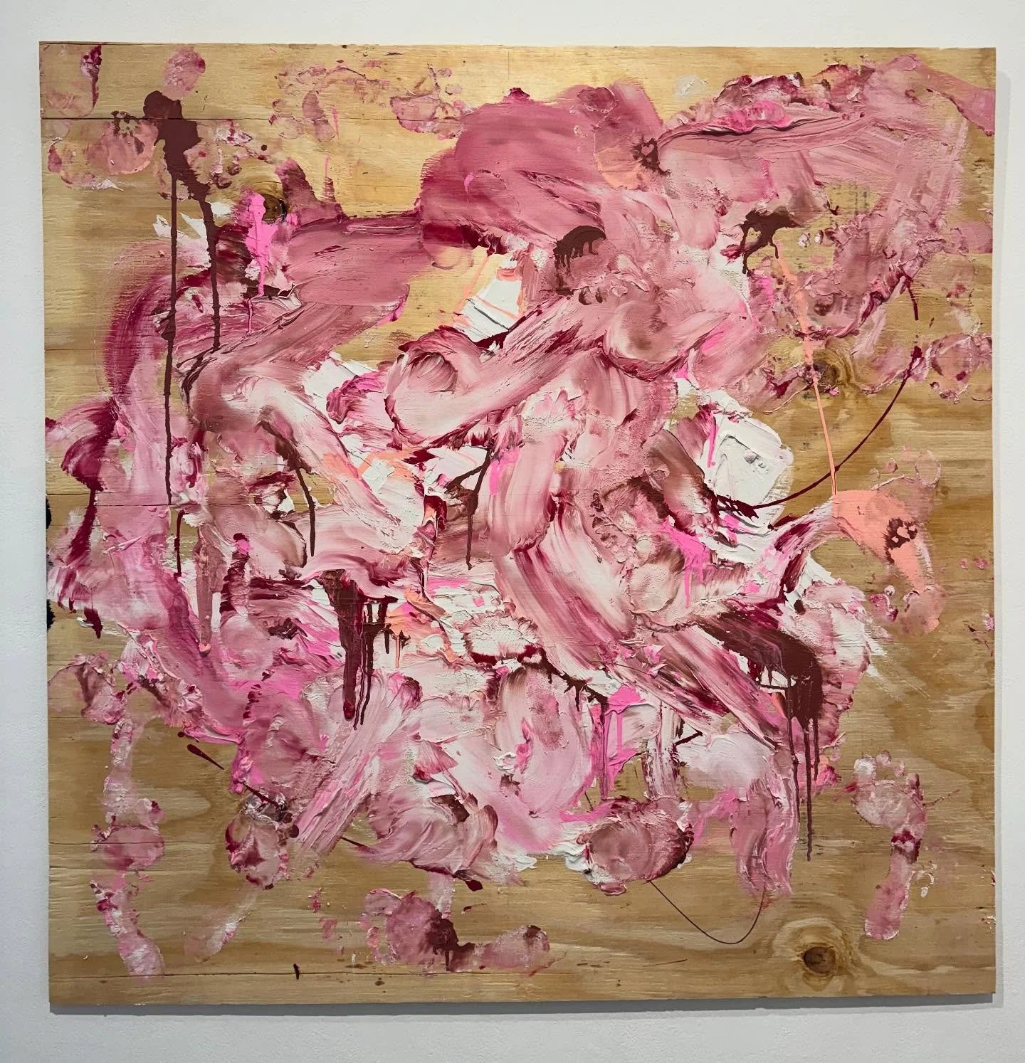 Ovulation (2025)
plywood, spackle, house paint, acrylic