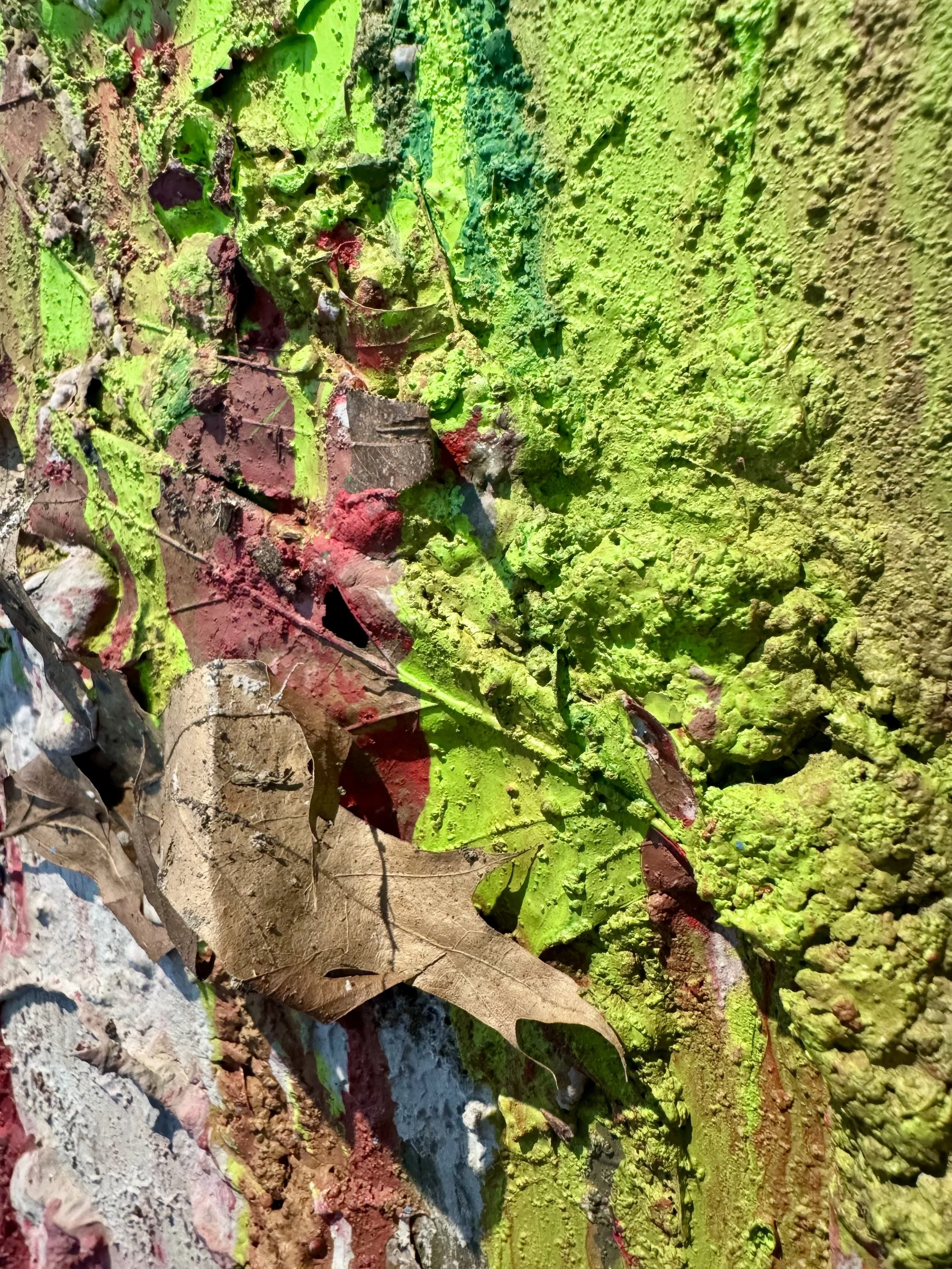 Untitled; walking series 5, 2025. Detail.