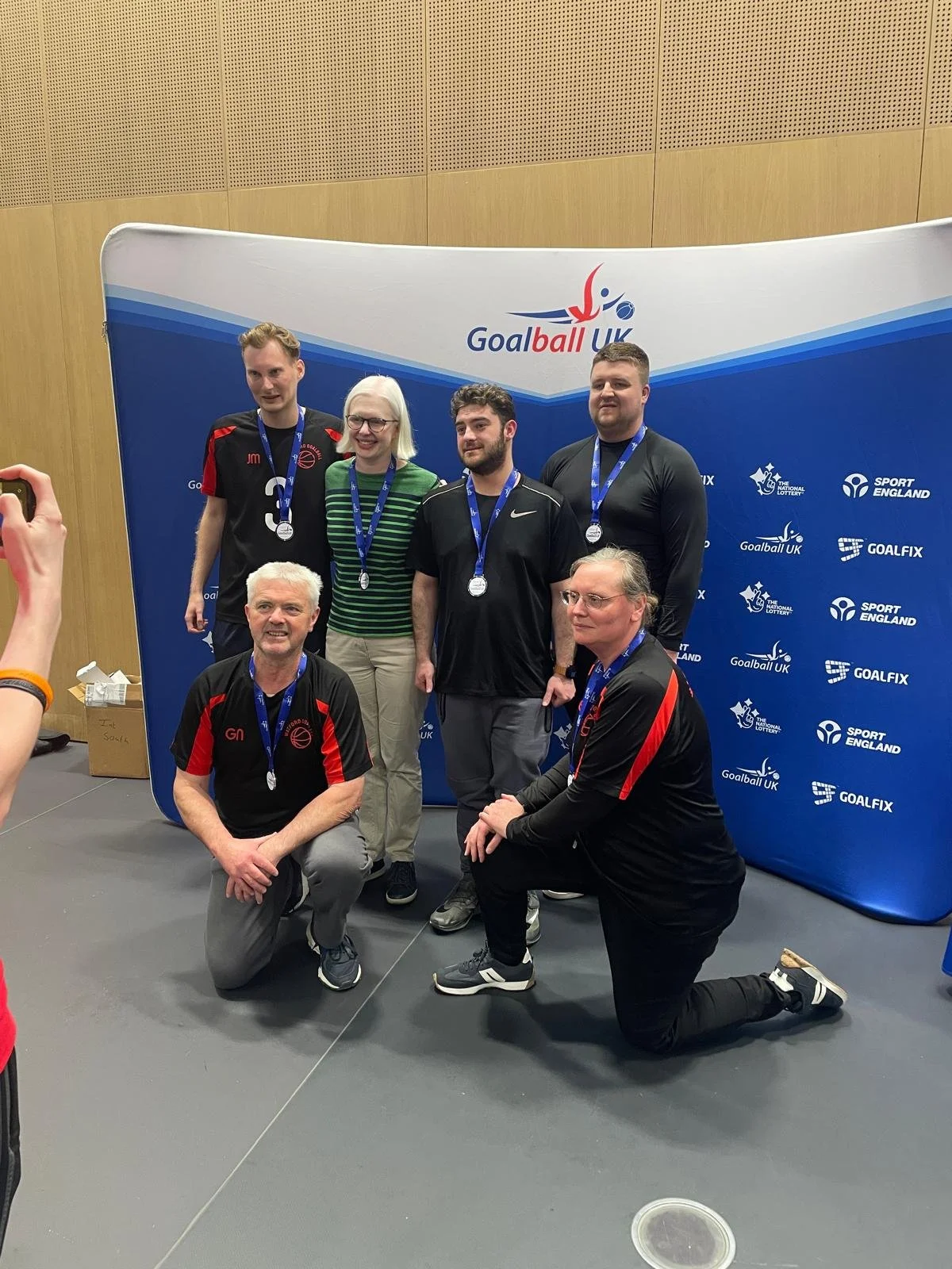 The team received their Silver Medals