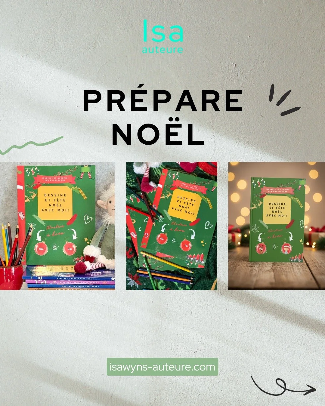 Et si cette ann&eacute;e, on prolongeait la magie de No&euml;l avec cr&eacute;ativit&eacute; ? ✨

Dessine et f&ecirc;te No&euml;l avec moi ! &rarr; 49 moments complices du 1er d&eacute;cembre au 18 janvier.

#calendrierdelavent #noelcreatif #livresje