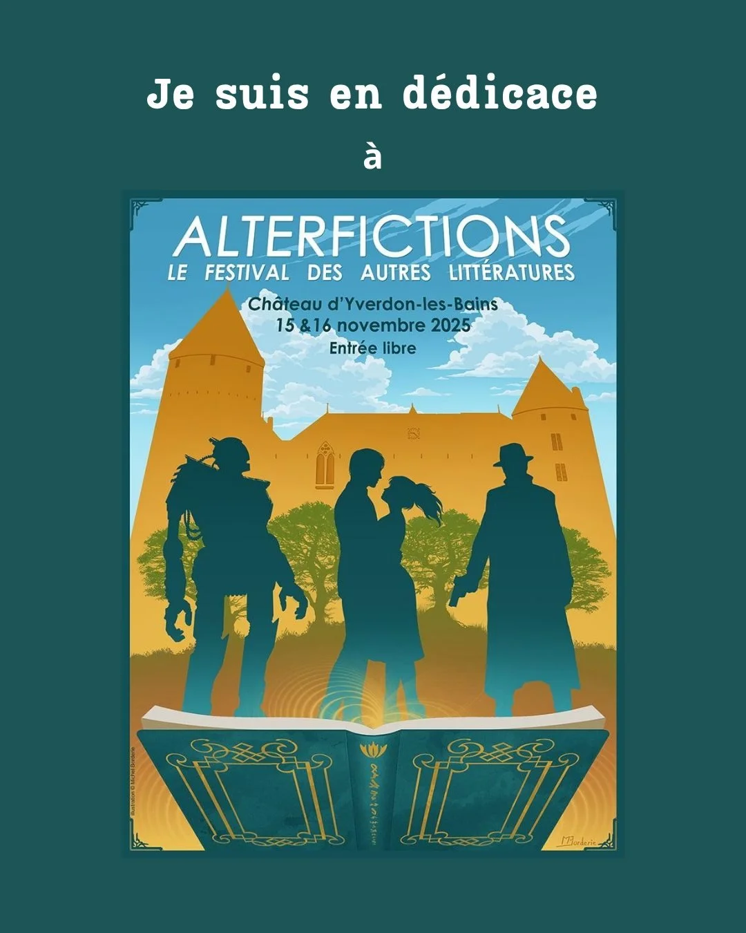 🔎 Montagne, lac, ch&acirc;teau&hellip; et crimes suisses. 🇨🇭🔪

Amateurs de polars r&eacute;gionaux, vous avez rendez-vous &agrave; Yverdon-les-Bains pour Alterfictions, le festival des autres litt&eacute;ratures 🕵️&zwj;♀️

 📅 15 &amp; 16 novemb