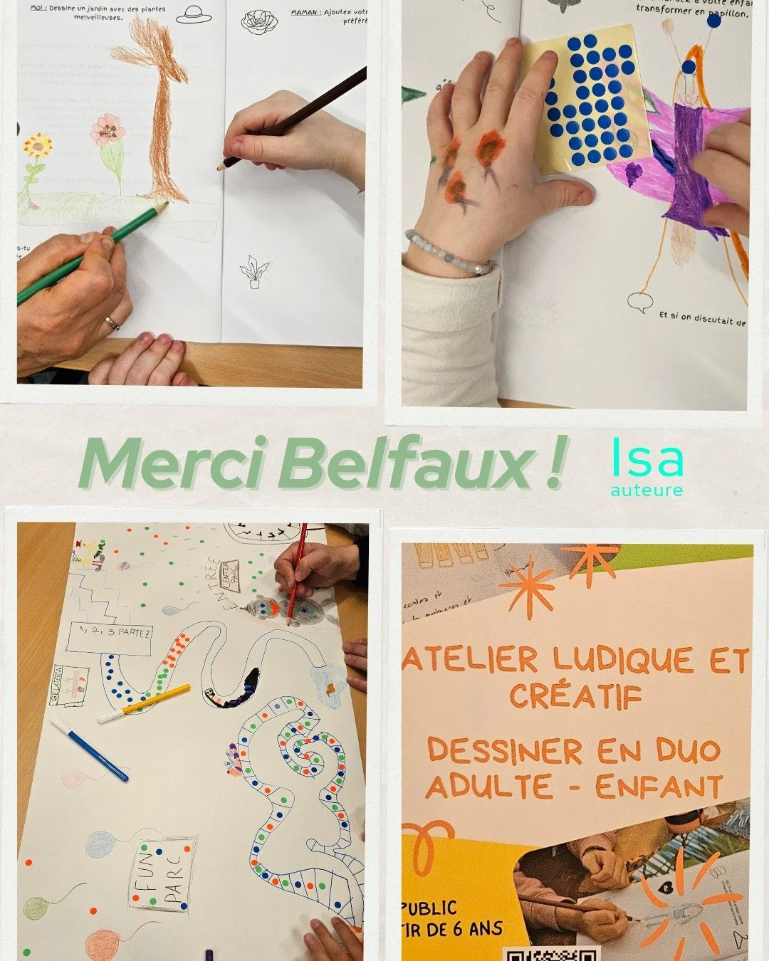 Quel plaisir d&rsquo;avoir partag&eacute; ce moment cr&eacute;atif avec les enfants et familles de Belfaux ✨
Merci &agrave; la biblioth&egrave;que et &agrave; tous les participants !

@qwynsberghe #ateliercreatif #livrejeunesse #noelenfamille #rencon