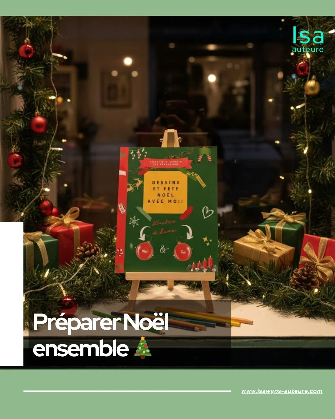 🎄 Je serai pr&eacute;sente au march&eacute; de No&euml;l de Romont du 27 au 30 novembre avec mes livres polars, guides et jeunesse 📚 !
Retrouvez aussi Dessine et f&ecirc;te No&euml;l avec moi ! pour pr&eacute;parer vos f&ecirc;tes en famille 🎁✨

@
