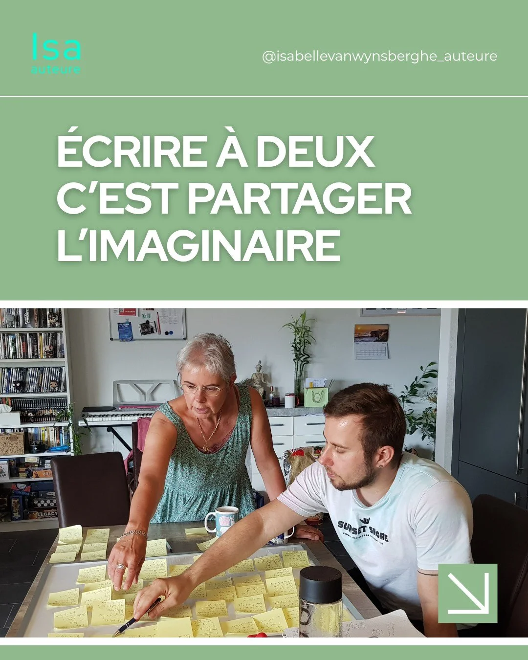 Entre patrimoine, polar et livres jeunesse, notre plume s&rsquo;accorde &agrave; deux voix 🎶
C&rsquo;est dans ces &eacute;changes que naissent nos univers &ndash; du myst&egrave;re &agrave; la po&eacute;sie ✨

@qwynsberghe #isabellevanwynsberghe #qu