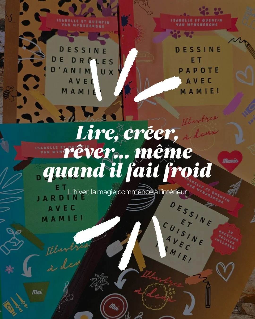 L&rsquo;hiver est le moment parfait pour lire, r&ecirc;ver et cr&eacute;er ensemble ❄️ 

Notre collection jeunesse, imagin&eacute;e et &eacute;crite en duo, invite &agrave; des moments doux, amusants et cr&eacute;atifs. 

Merci pour votre fid&eacute;