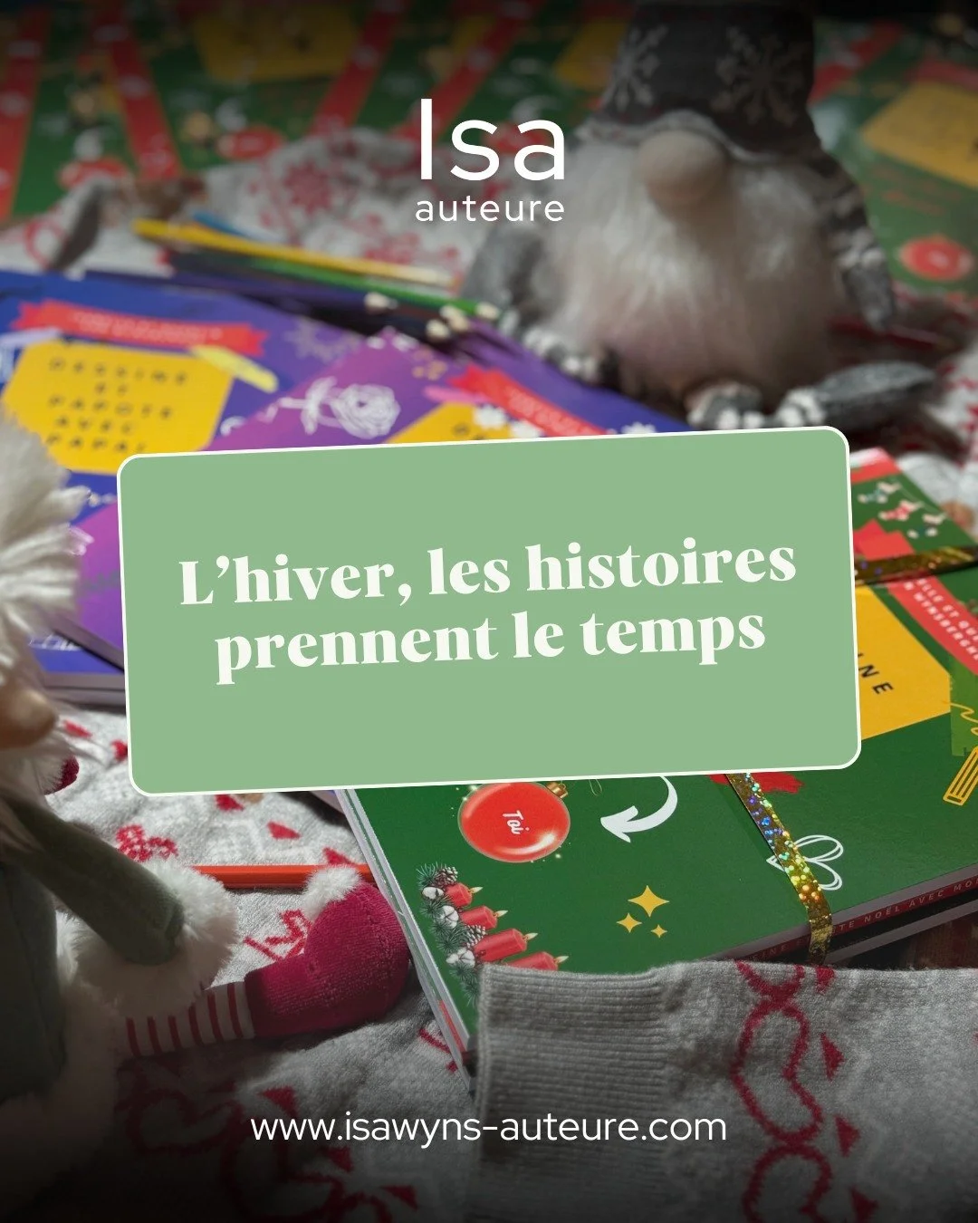 L&rsquo;hiver est une saison propice &agrave; la cr&eacute;ation. On ralentit, on observe, on laisse les id&eacute;es m&ucirc;rir doucement. ❄️ 

Entre livres jeunesse et polars r&eacute;gionaux, notre travail avance &agrave; quatre mains : dessiner,