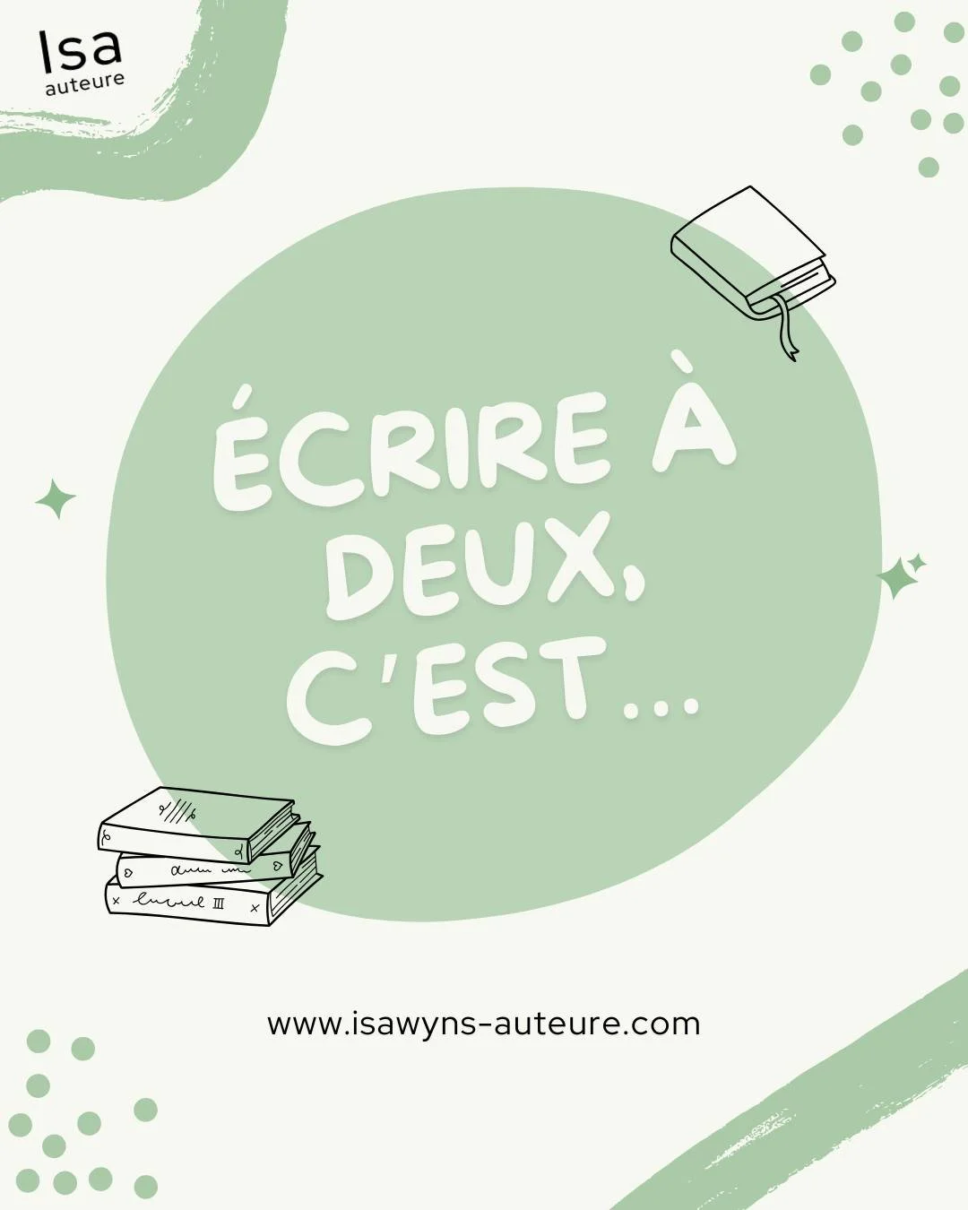 &Ecirc;tre un duo d&rsquo;auteurs m&egrave;re&ndash;fils, c&rsquo;est accepter les diff&eacute;rences, les regards crois&eacute;s et les discussions passionn&eacute;es. C&rsquo;est aussi une immense richesse cr&eacute;ative. ✨ 

Que ce soit pour les 