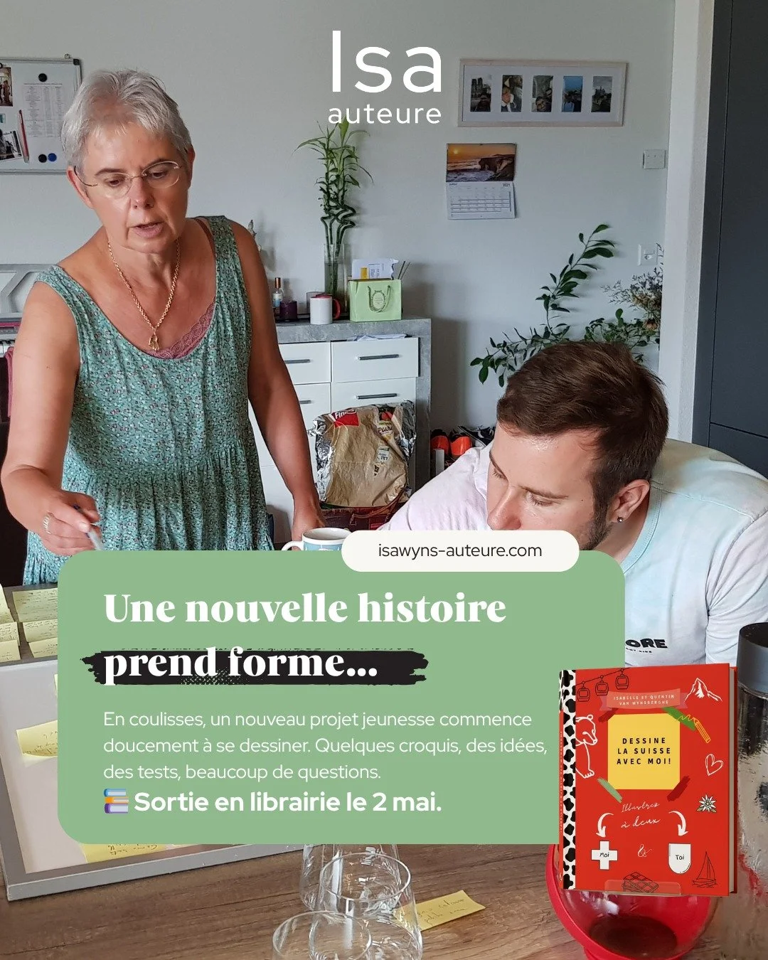 En coulisses, un nouveau projet jeunesse commence doucement &agrave; se dessiner. Quelques croquis, des id&eacute;es, des tests, beaucoup de questions. 🎨📘

Cr&eacute;er pour les enfants demande du temps, de l&rsquo;&eacute;coute et une grande simpl