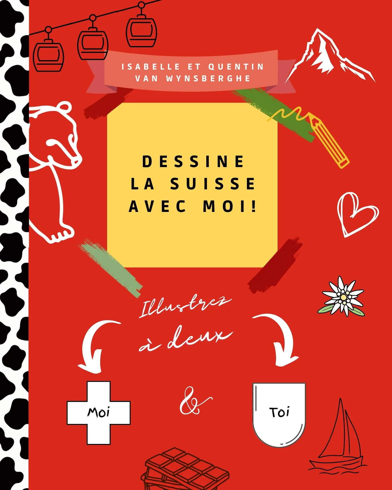 🎉 C&rsquo;est aujourd&rsquo;hui !

&ldquo;Dessine la Suisse avec moi !&rdquo; est disponible en librairie d&egrave;s maintenant !

Un livre &agrave; partager &agrave; deux :
🎨 dessiner
💬 discuter
❤️ cr&eacute;er des souvenirs

52 id&eacute;es pour
