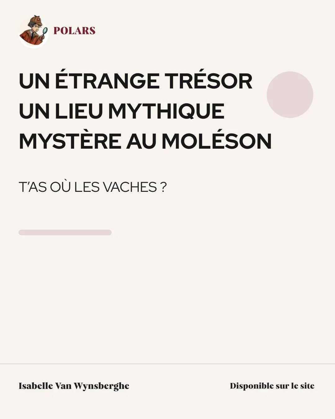 ⛰️ Un tr&eacute;sor &eacute;trange surgit au pied du Mol&eacute;son&hellip;

Dans T&rsquo;as o&ugrave; les vaches ?, une d&eacute;couverte aussi jolie qu&rsquo;intrigante &agrave; la cabane des Cl&eacute;s vient troubler la montagne et r&eacute;veill