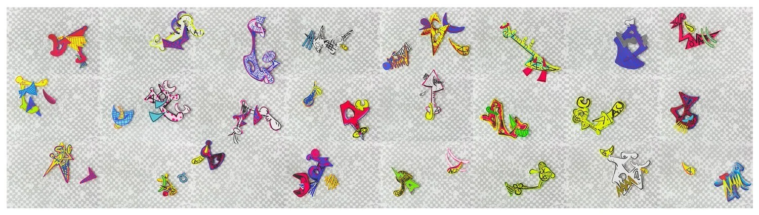 Review of 'Aaron Curry: Fragments from a Collective Unity' at STPI