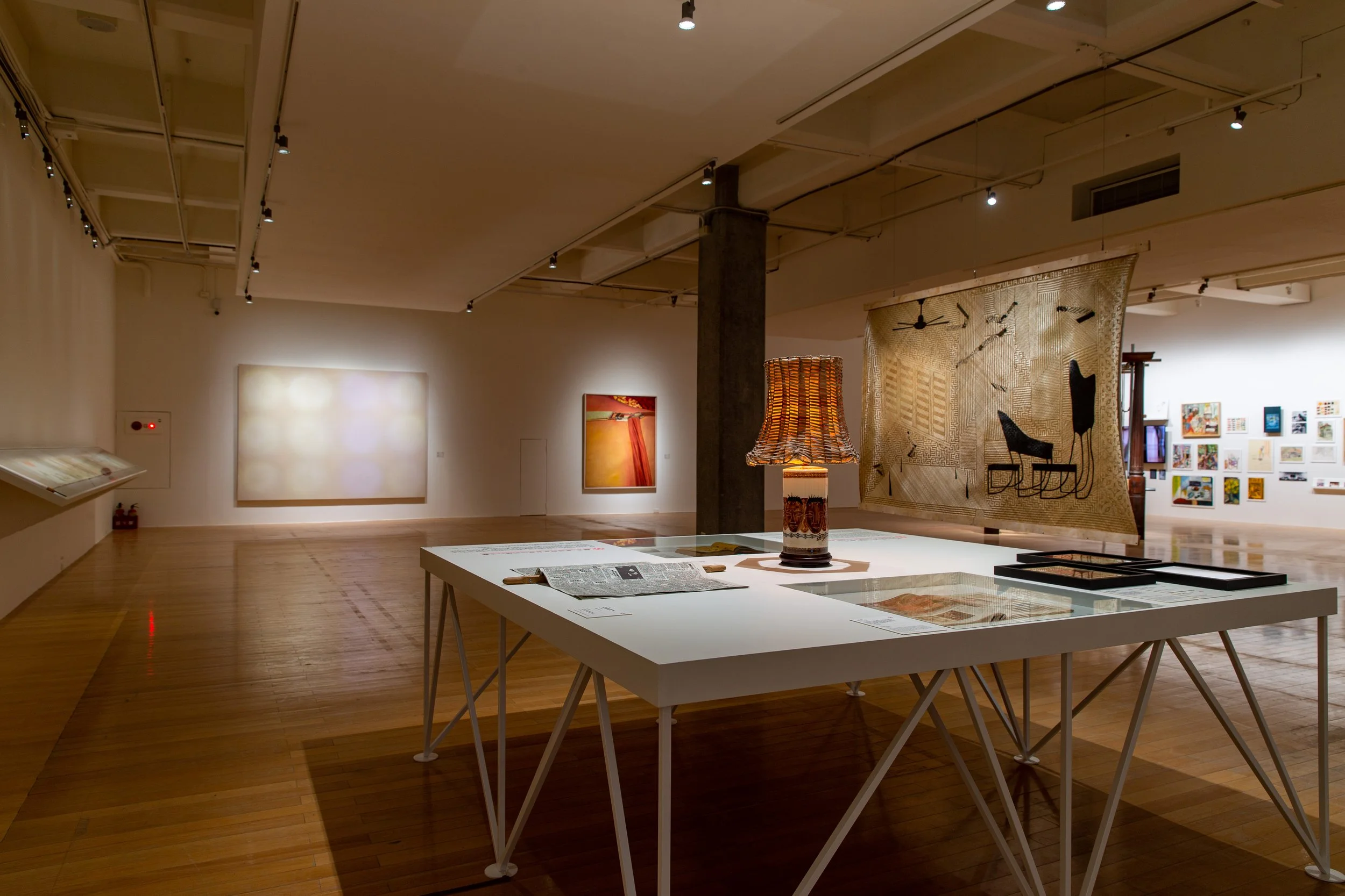 Art Histories of a Forever War: Modernism Between Space and Home , 2021, exhibition installation view. Image courtesy of Taipei Fine Art Museum.