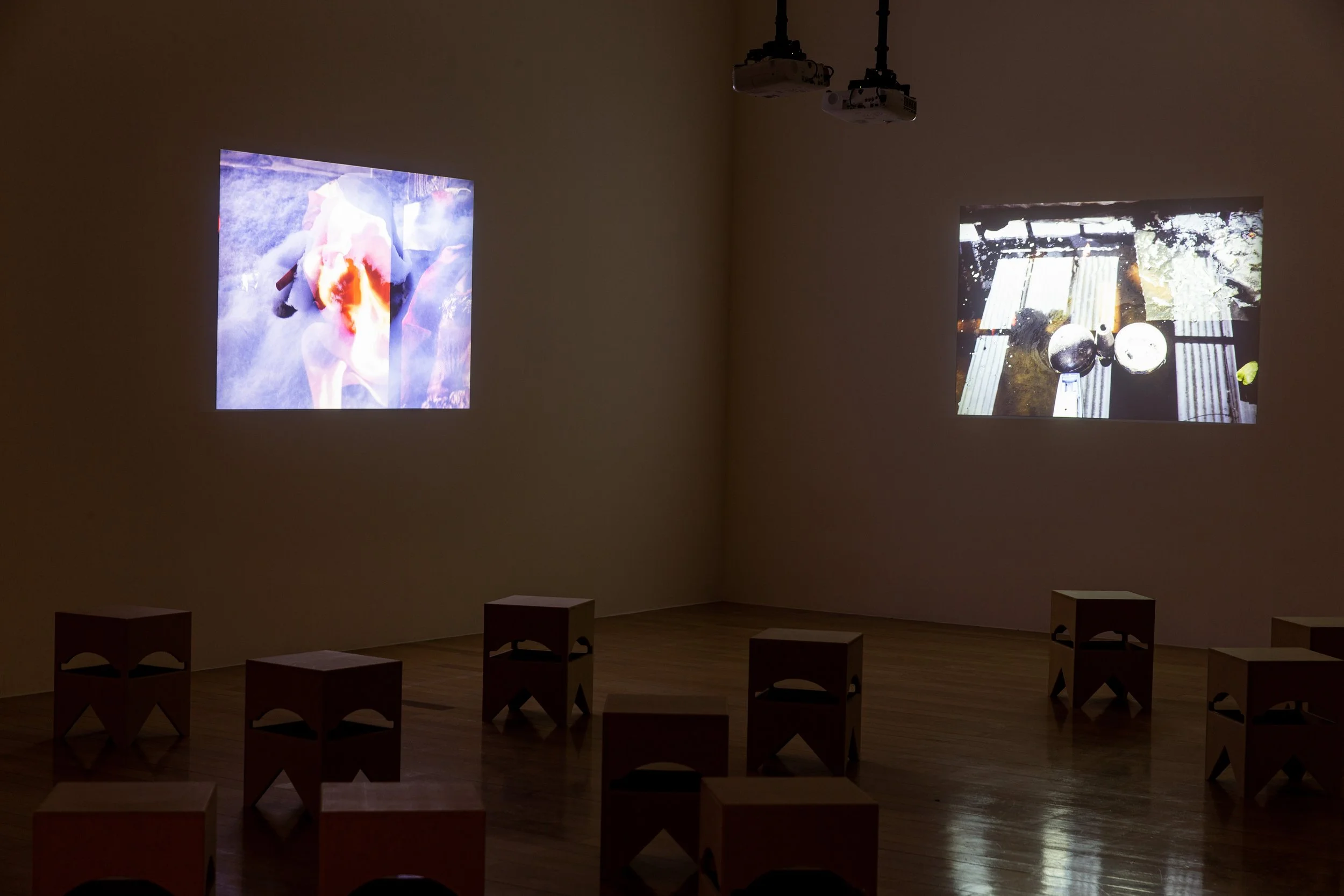 Art Histories of a Forever War: Modernism Between Space and Home , 2021, exhibition installation view. Image courtesy of Taipei Fine Art Museum.