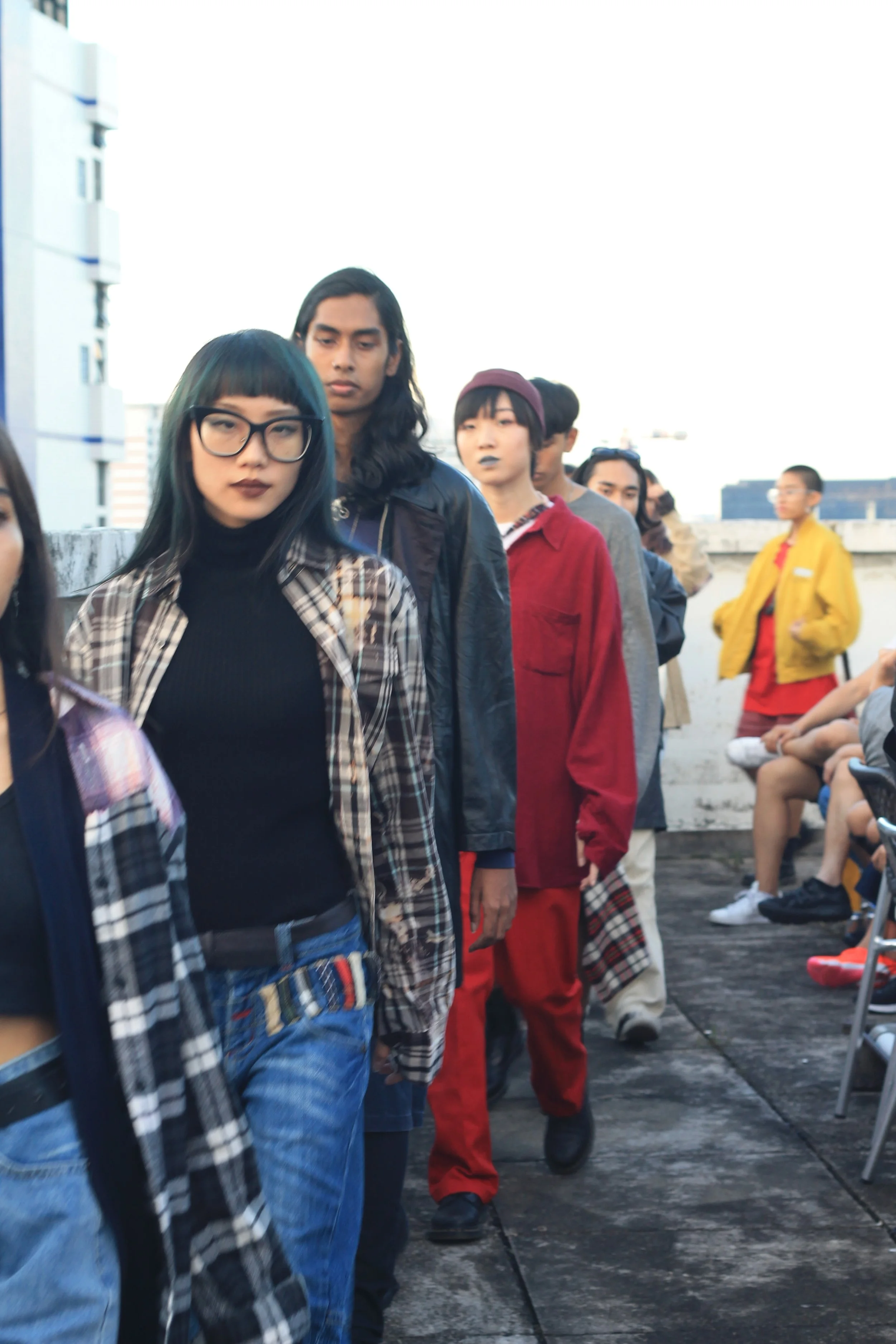 Behind the scenes at YIB’s first show  Honey Memory , 2017. Image courtesy of YIB. 