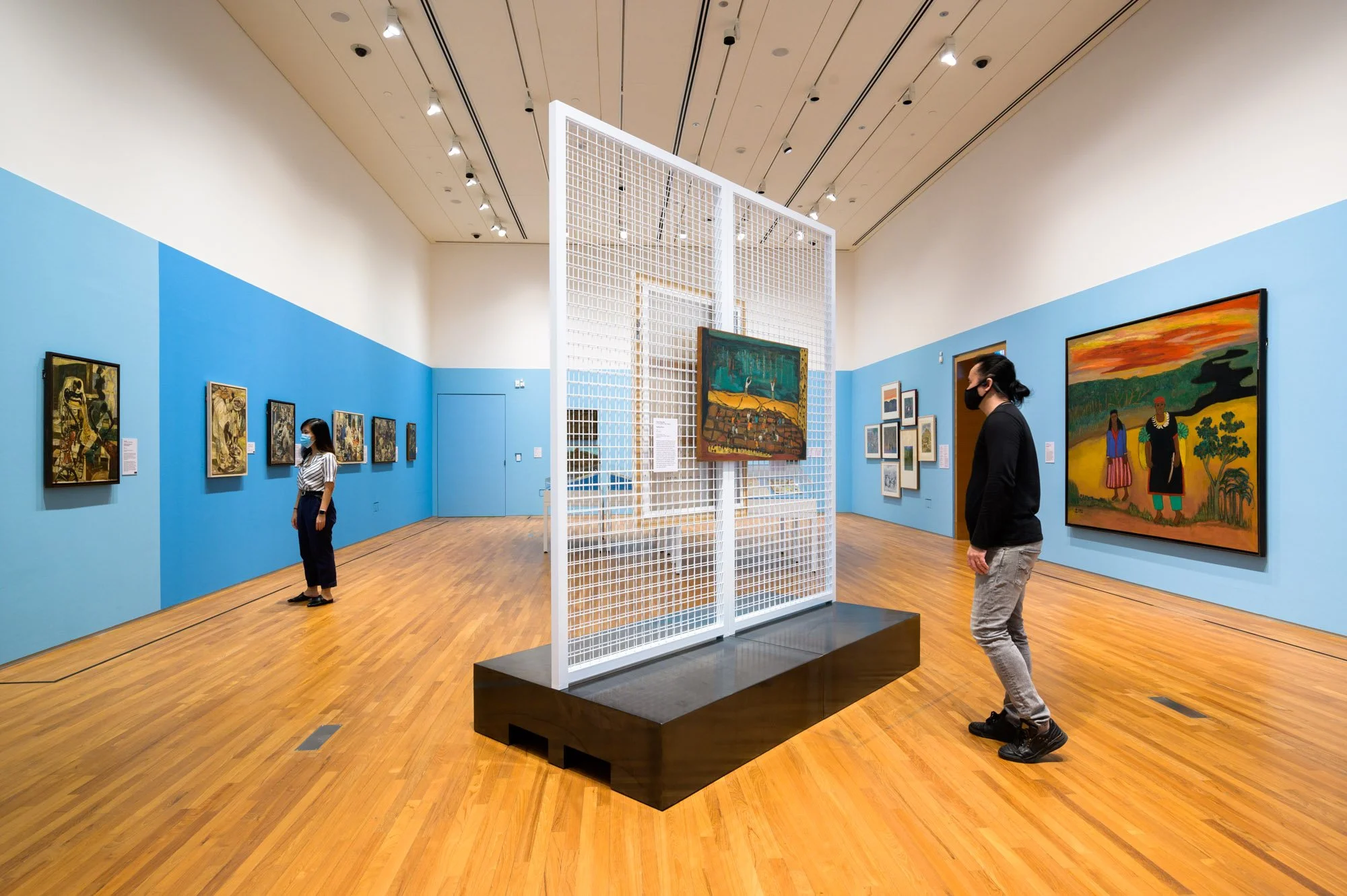 The Tailors and The Mannequins , 2021-22, exhibition view at Dalam Southeast Asia. Image courtesy of National Gallery Singapore.
