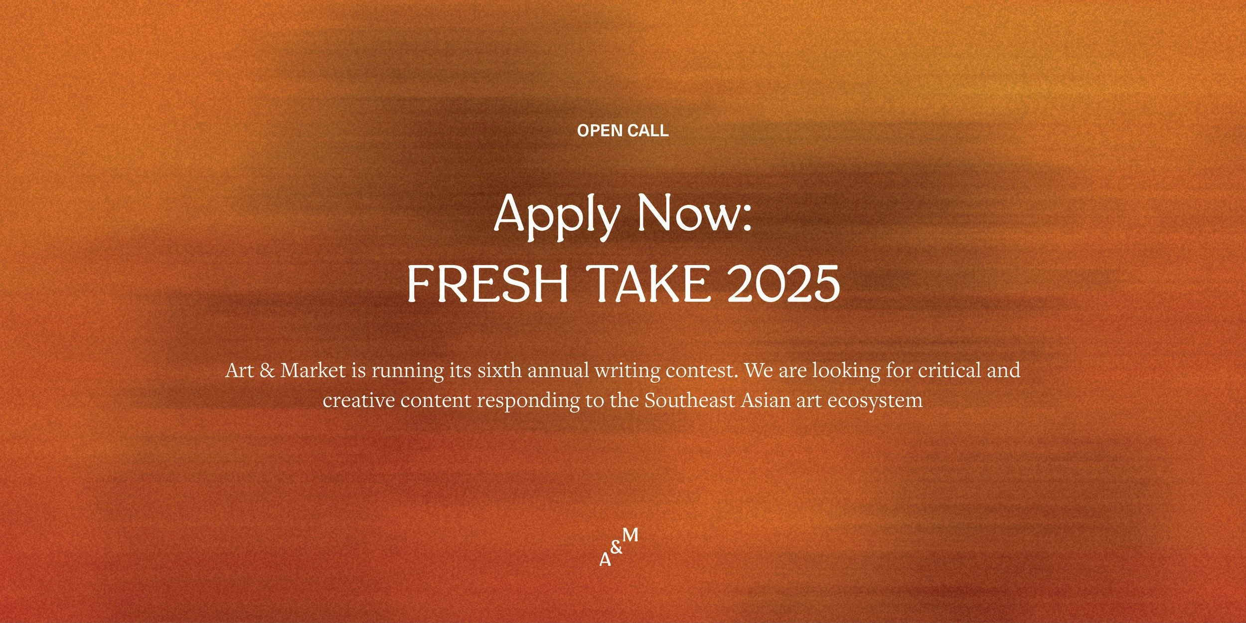 Fresh Take 2025 Writing Contest