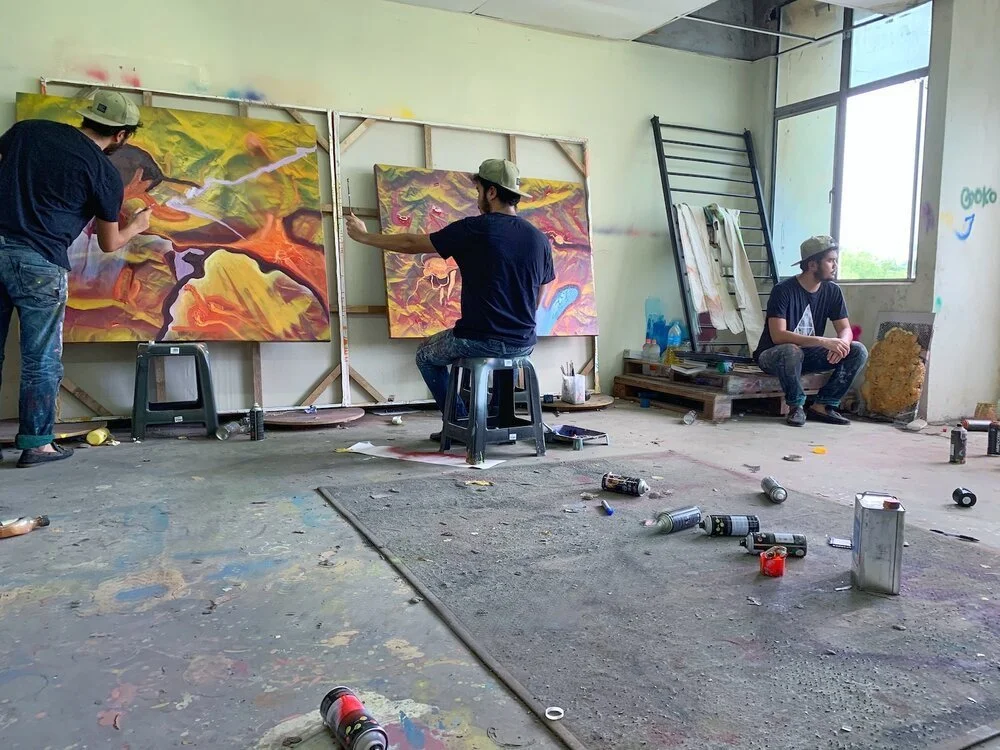 Studio view. Image courtesy of the artist.