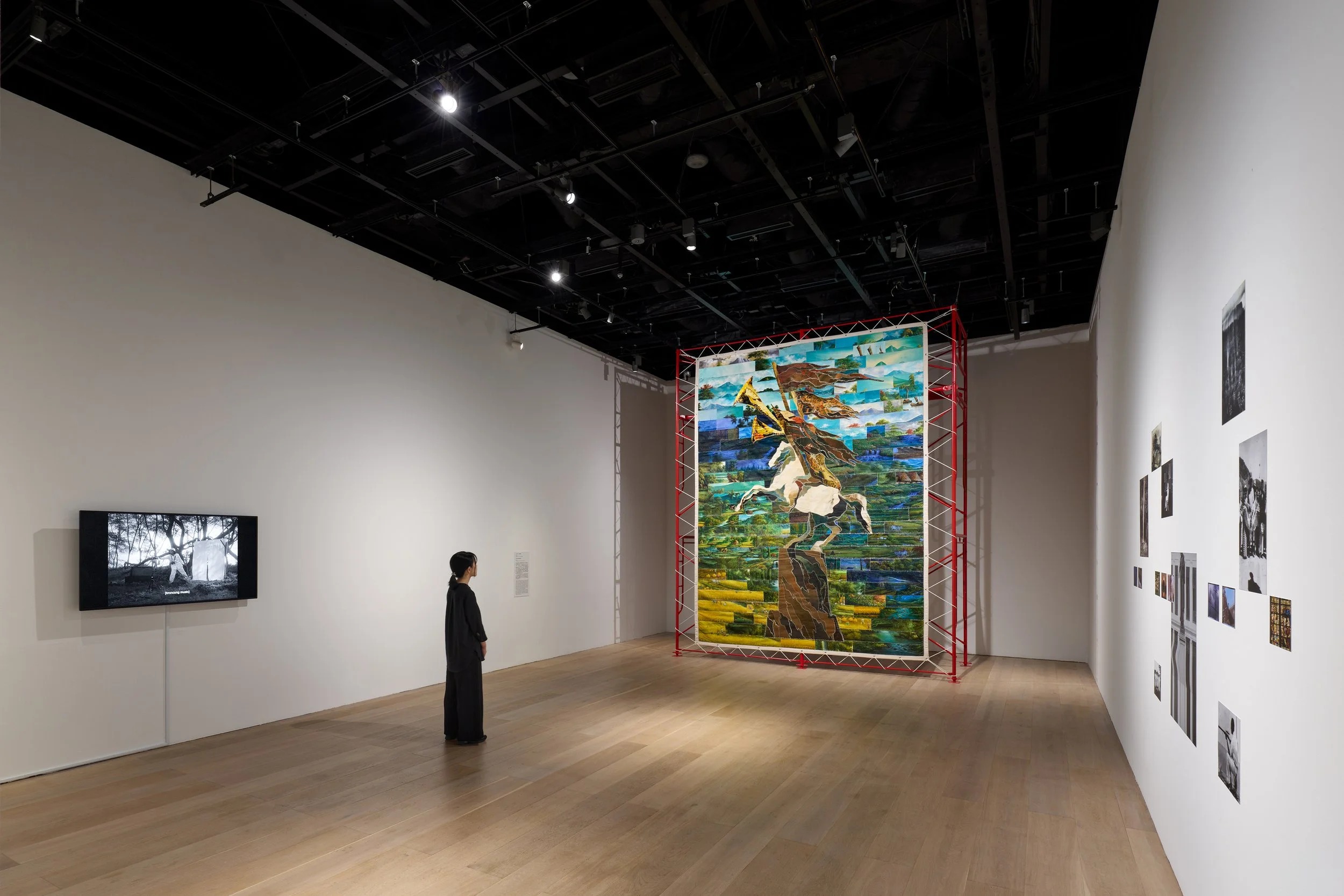 Installation view: MAM Collection 022: Timoteus Anggawan Kusno, Mori Art Museum, Tokyo, 2026. Photo by Inaguchi Shunta. Image courtesy of Mori Art Museum, Tokyo.
