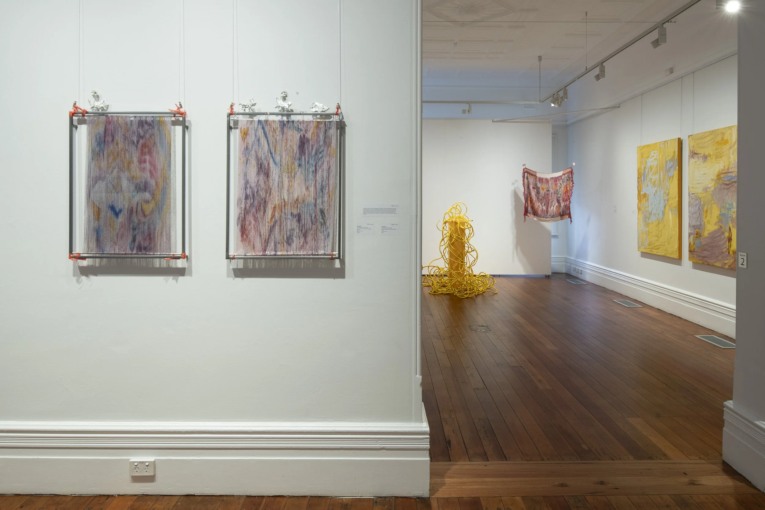 Installation view of Follow You Home (2026). Photo by Richard Glover Photography. Image courtesy of 16albermarle Project Space.