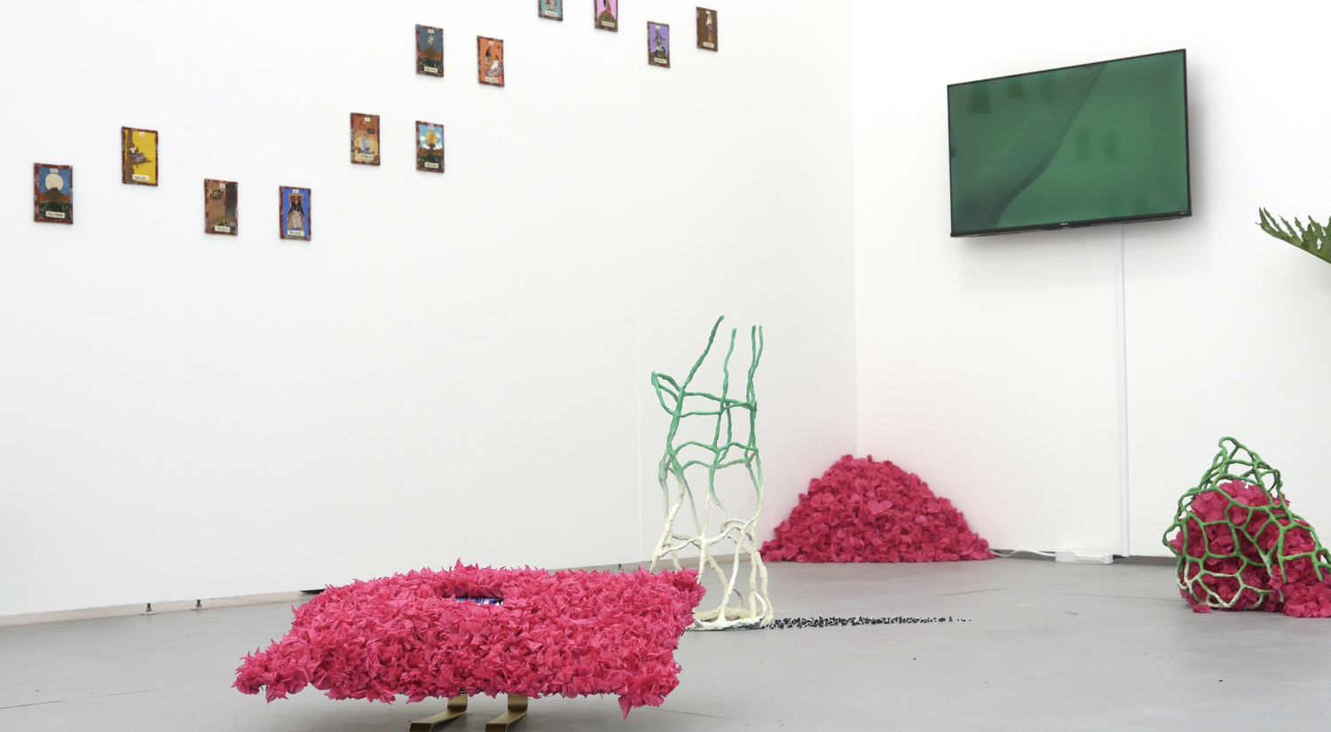 Daniel Chong, I want to be a plant - Chapter 1, 2024, exhibition view at UNTITLED Art Miami Beach presented by starch. Image courtesy of starch.