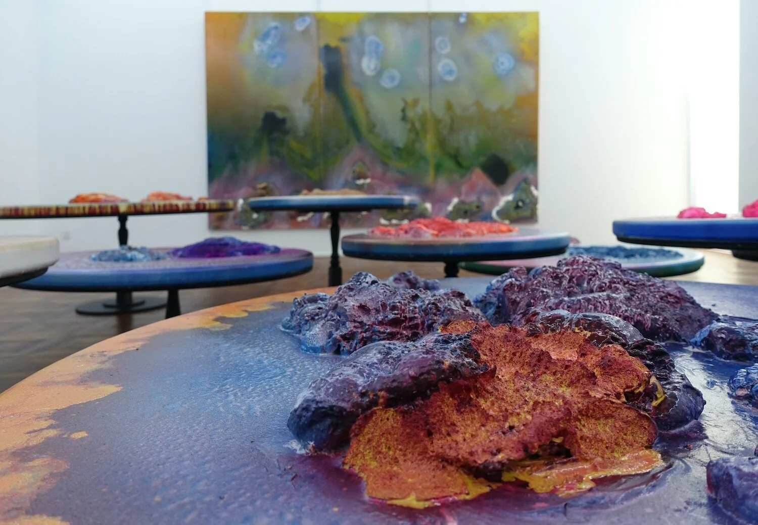 Faizal Yunus, Vortex, 2018, exhibition installation view. Image courtesy of Richard Koh Fine Art.