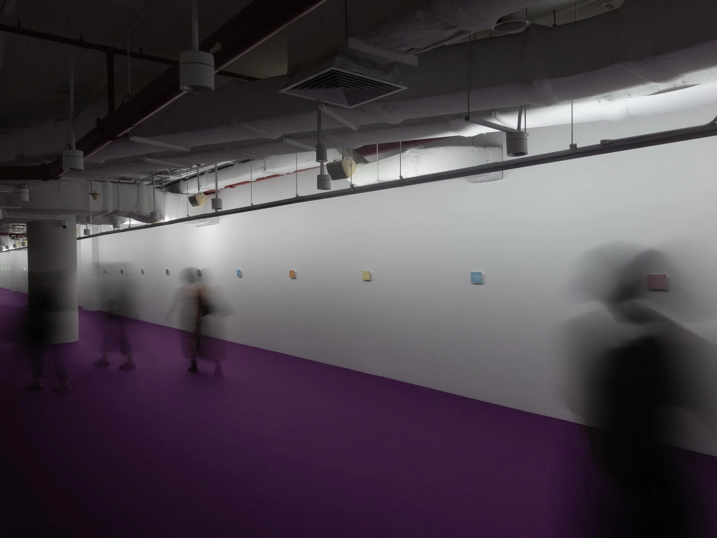 Lai Yu Tong, The World (Postcards), 2023-2026, exhibition view at Esplanade Tunnel, Esplanade – Theatres on the Bay. Image courtesy of ShanghART Singapore.