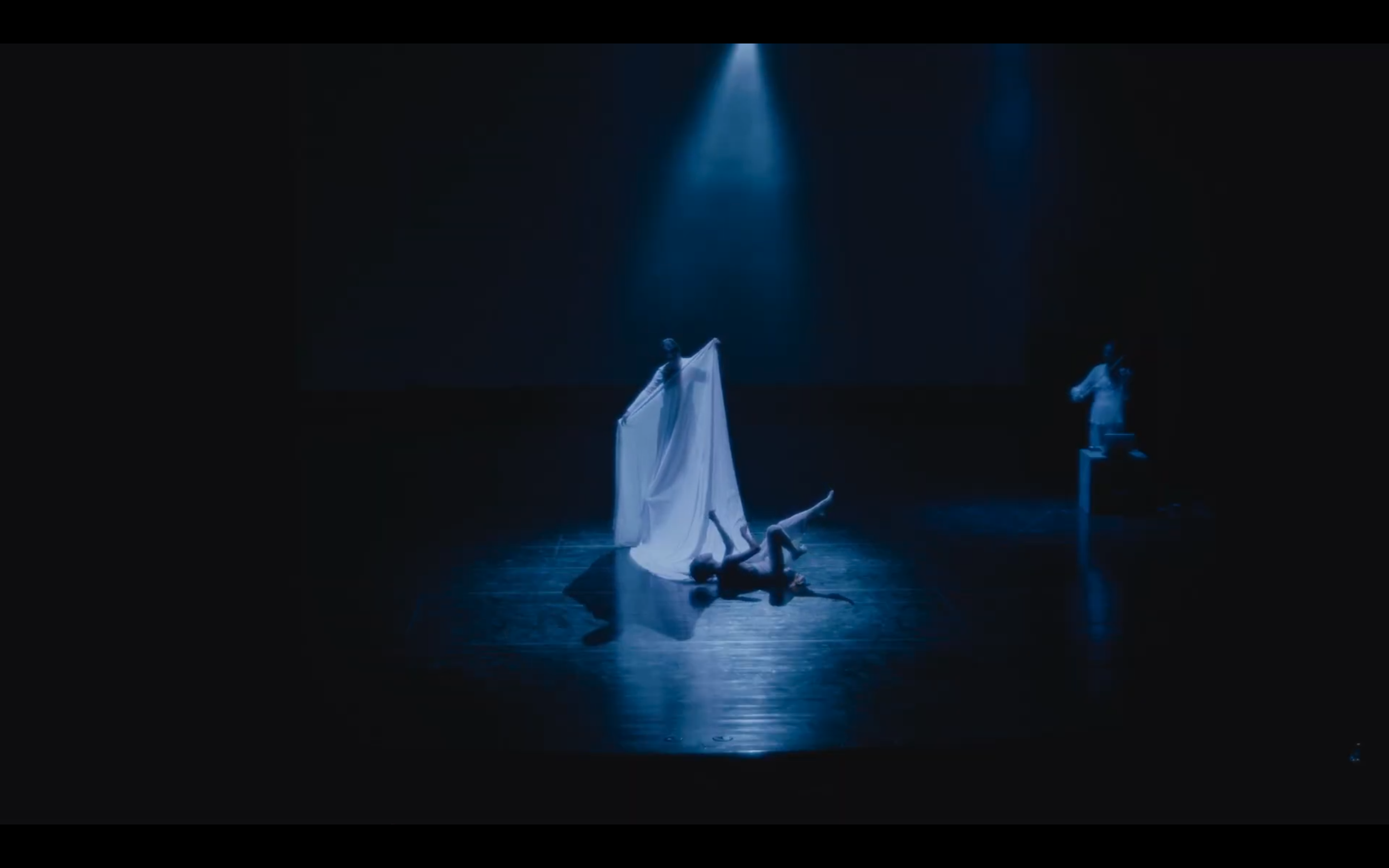 Performance image from Dear Son, a contemporary theatre performance by Kelvin Shine Ko, at LimYin Theatre, Bangkok.
