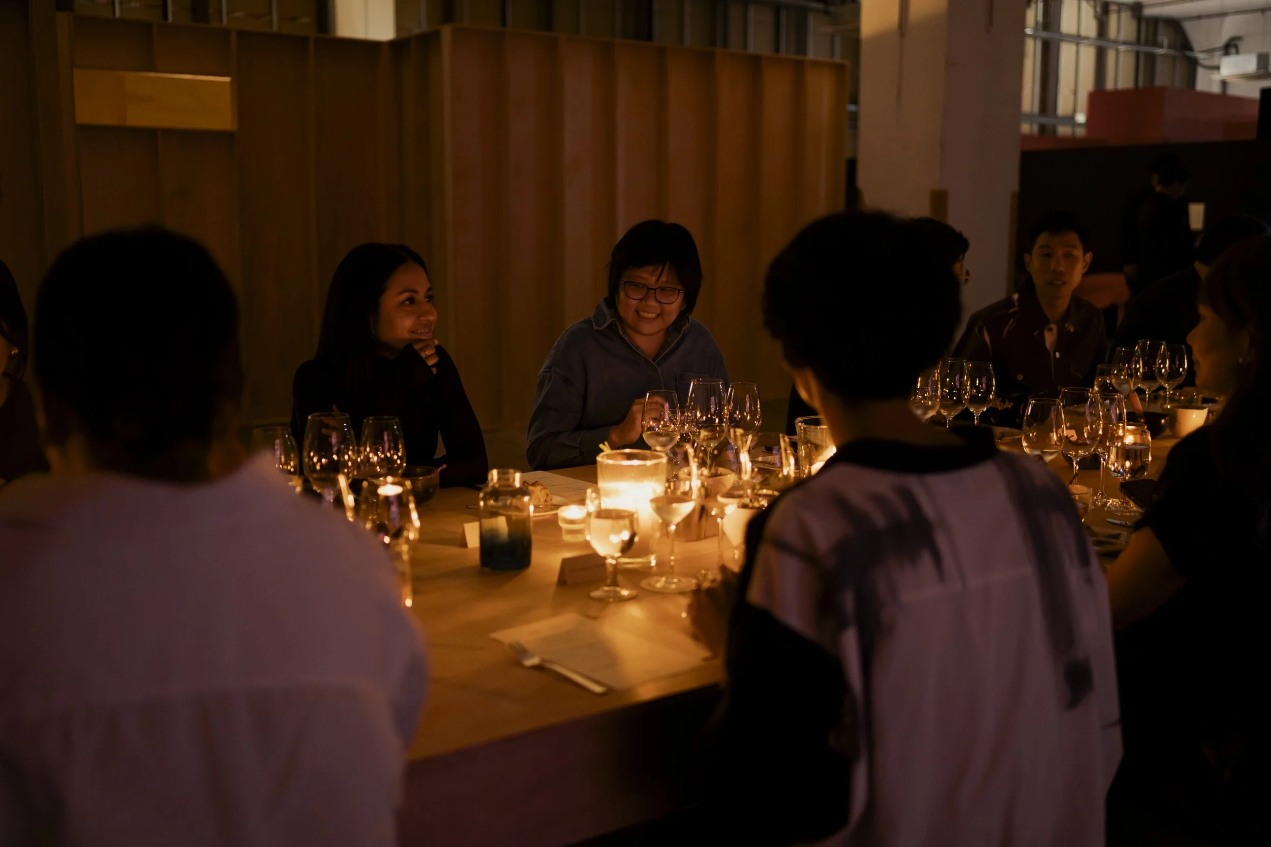 Guests at the table. Image courtesy of Supper House.