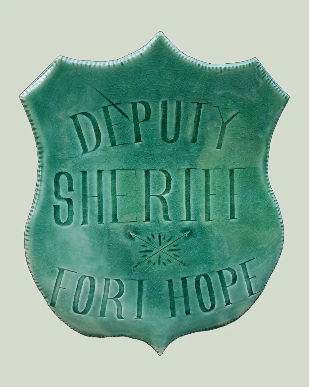 DEPUTY BADGE

The glaze on this badge is quite frankly beautiful, couldn&rsquo;t be happier with how it turned out, really finishes the whole thing off nicely. 

Swipe to see the mock up template that started this whole thing off - amazing how much s