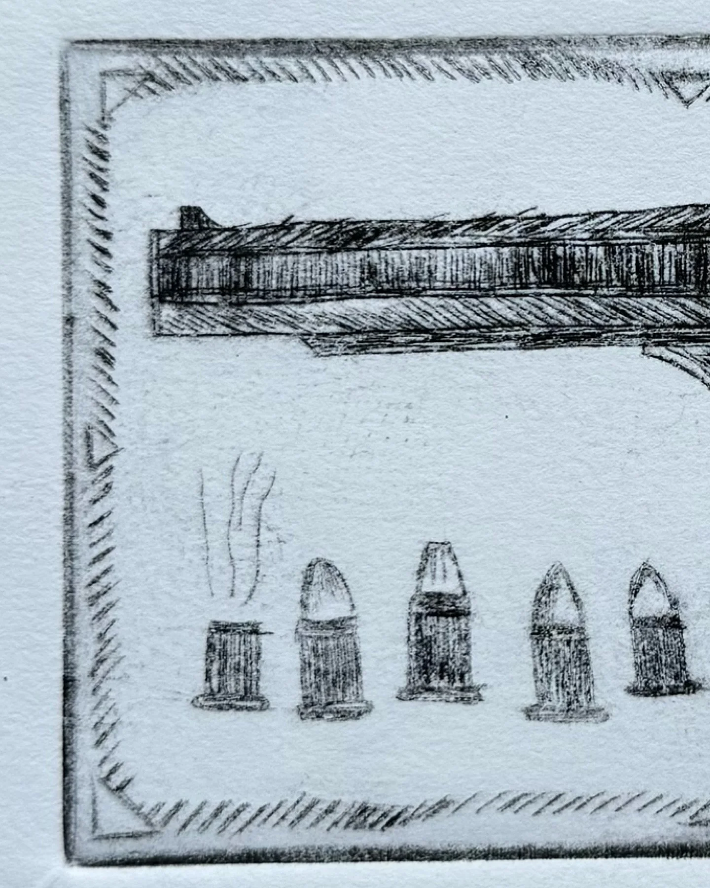 GUN PRINT

Bit of trial and error on a print test, tried to make a print on an old milk carton (see image 3) wasn&rsquo;t successful, so had to scrap that.

Round 2 - started badly with a dicey print (image 4), ended well with a clear one. 

#gun #pr