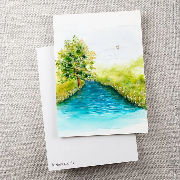 „offener Himmel“ Postkarte