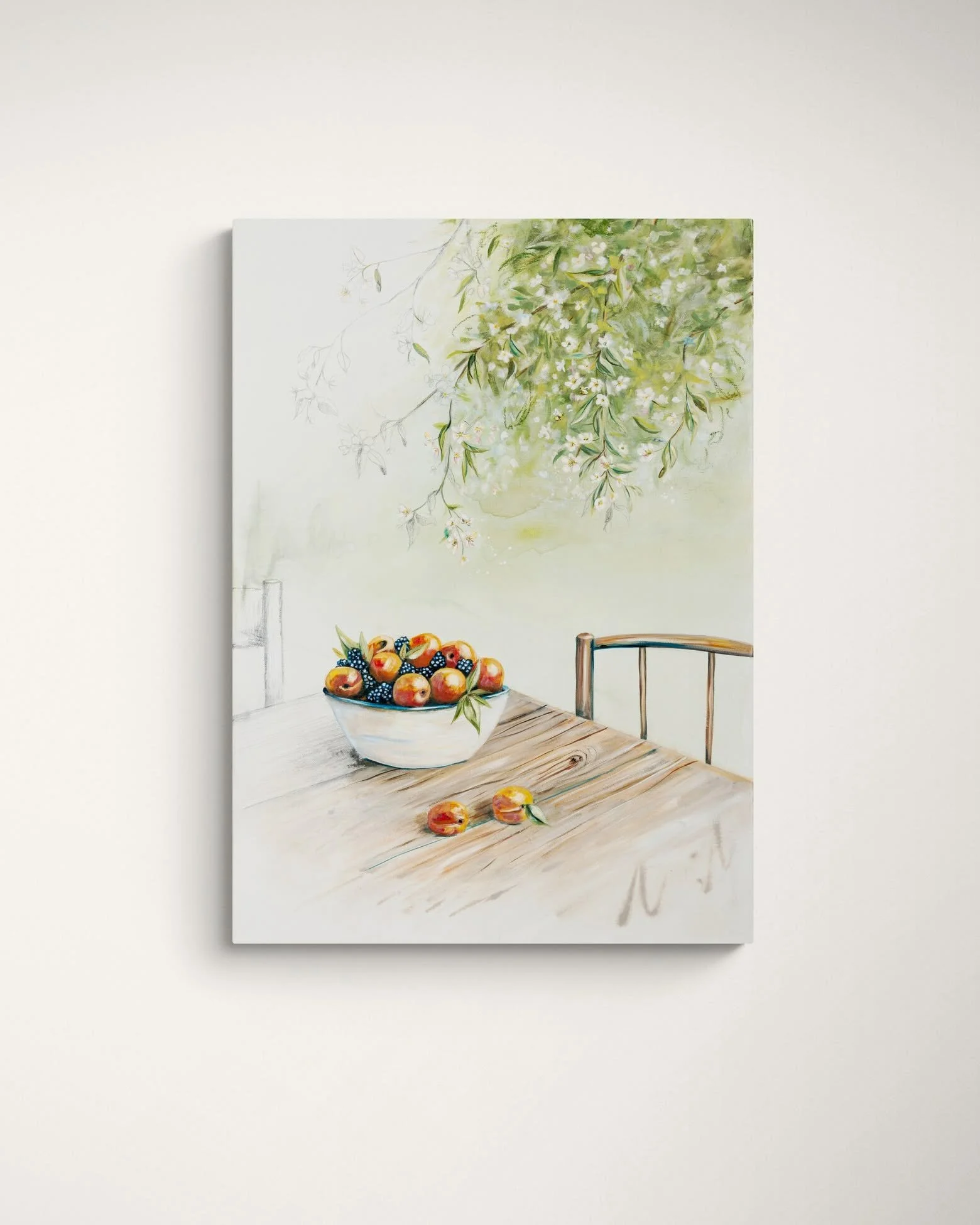 &quot;Freundlichkeit&quot;
Freundliche Worte sind wie Honig, s&uuml;ss f&uuml;r die Seele und f&uuml;r den K&ouml;rper gesund.
Spr&uuml;che 16,24

Originalbild in Mixed Media und &Ouml;l auf einer 3,7 cm tiefen Leinwand
50 &times; 70 cm
CHF 740.00

 