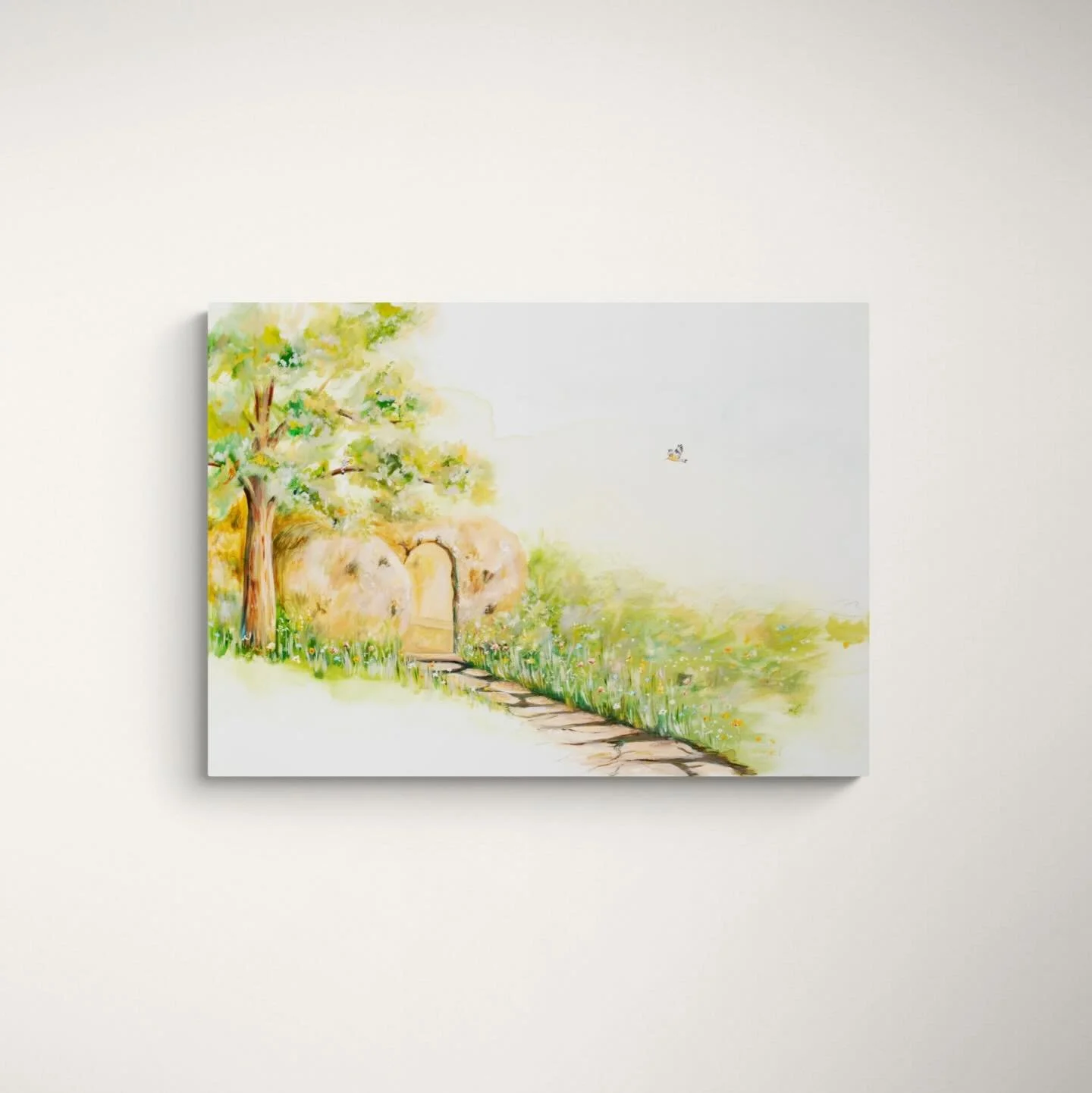 Jesus: &bdquo;Ich bin gekommen, damit sie das Leben haben und es in F&uuml;lle haben."
Johannes 10.10

#oilpaintings #easterart #christianartists