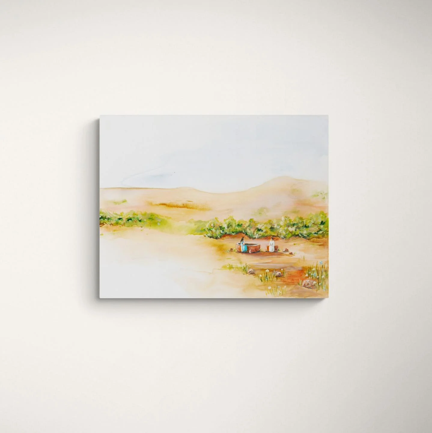 &bdquo;Quelle"

40 x 50 cm

&bdquo;Wer aber von dem Wasser trinkt, das ich ihm geben werde, der wird niemals mehr Durst haben. Das Wasser, das ich ihm gebe, wird in ihm zu einer nie versiegenden Quelle, die unaufh&ouml;rlich bis ins ewige Leben 